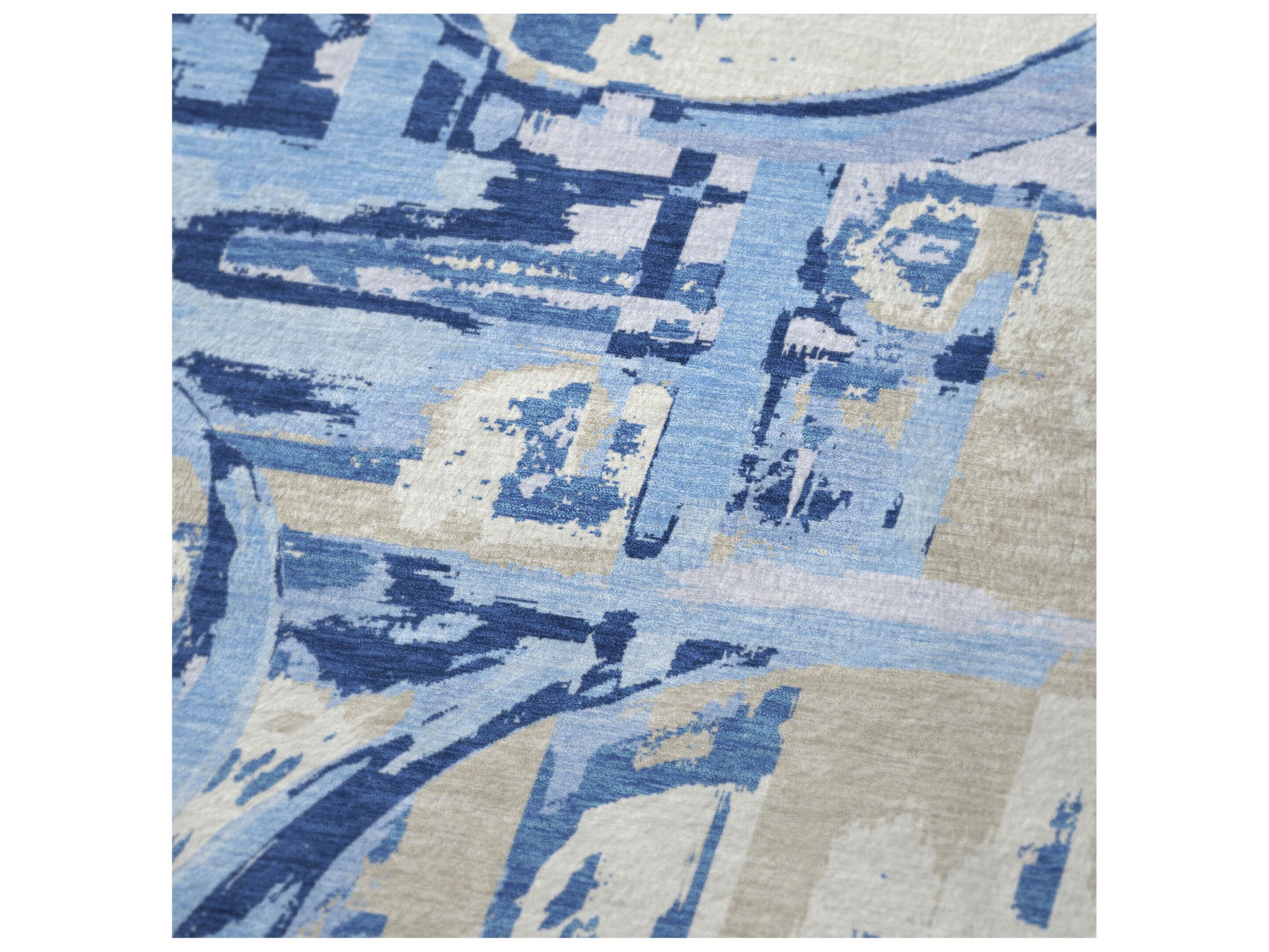 Dalyn Sherpa Blue Polyester Throw