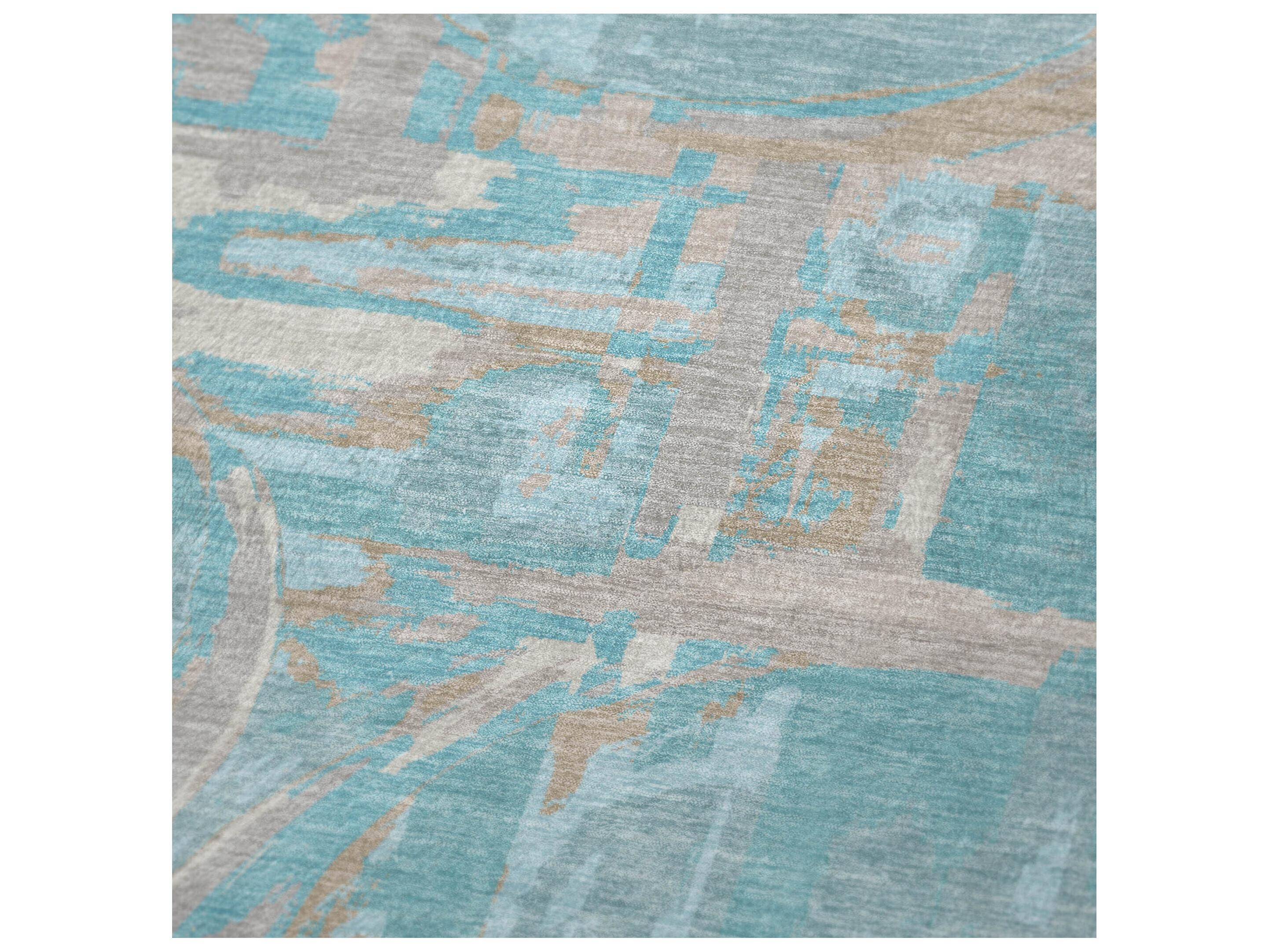 Dalyn Sherpa Teal Polyester Throw