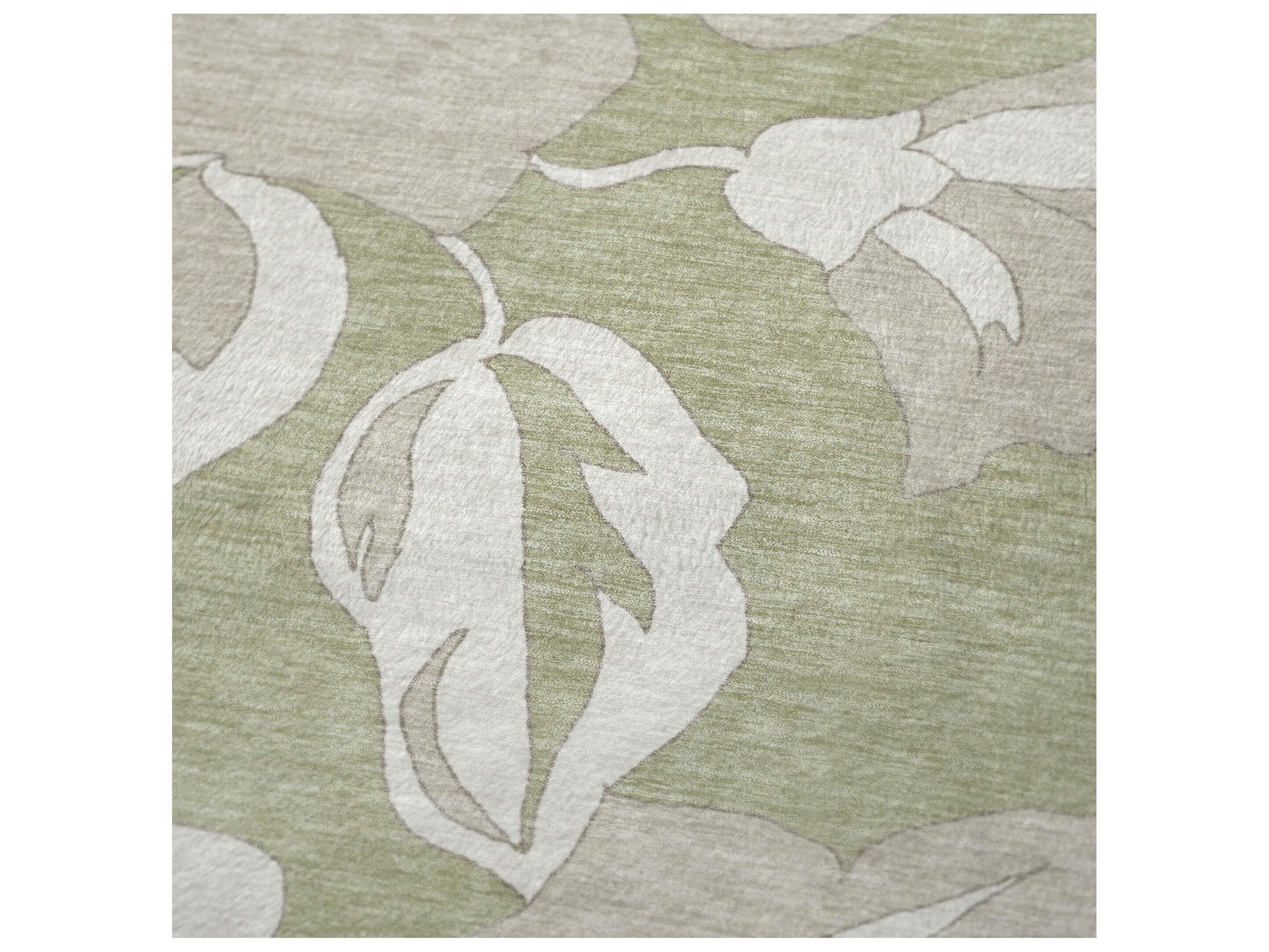 Dalyn Sherpa Green Polyester Throw