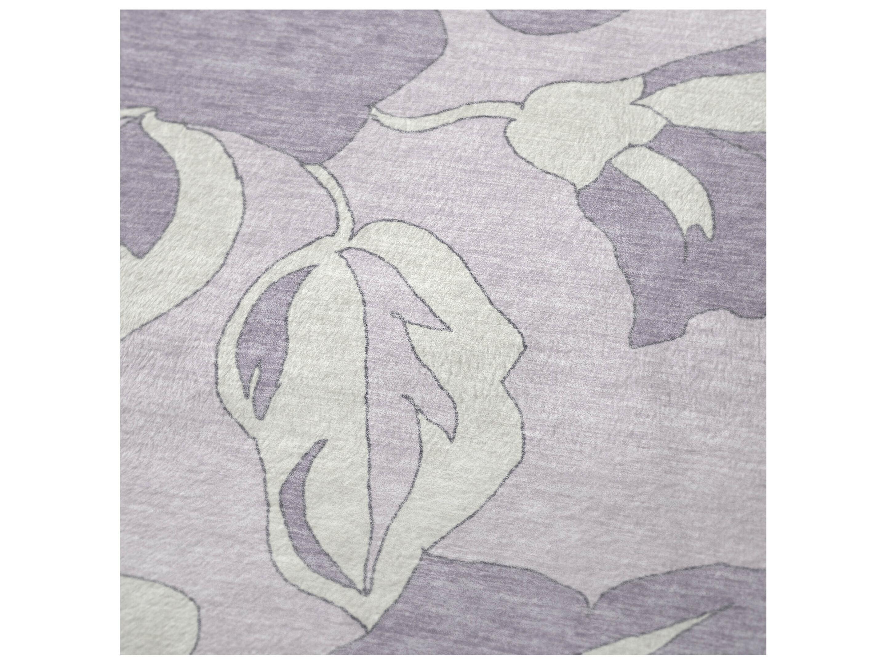 Dalyn Sherpa Purple Polyester Throw