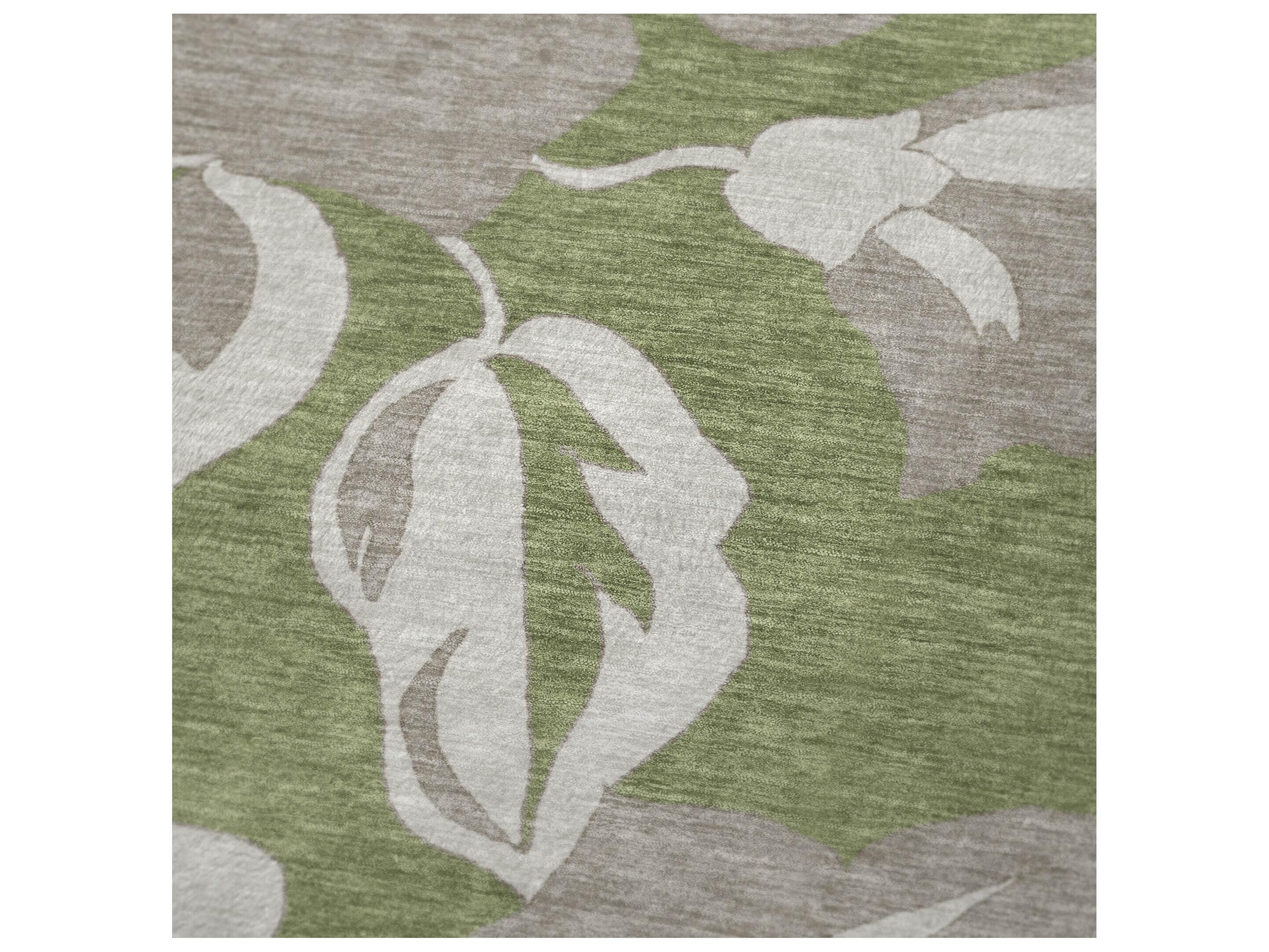 Dalyn Sherpa Green Polyester Throw