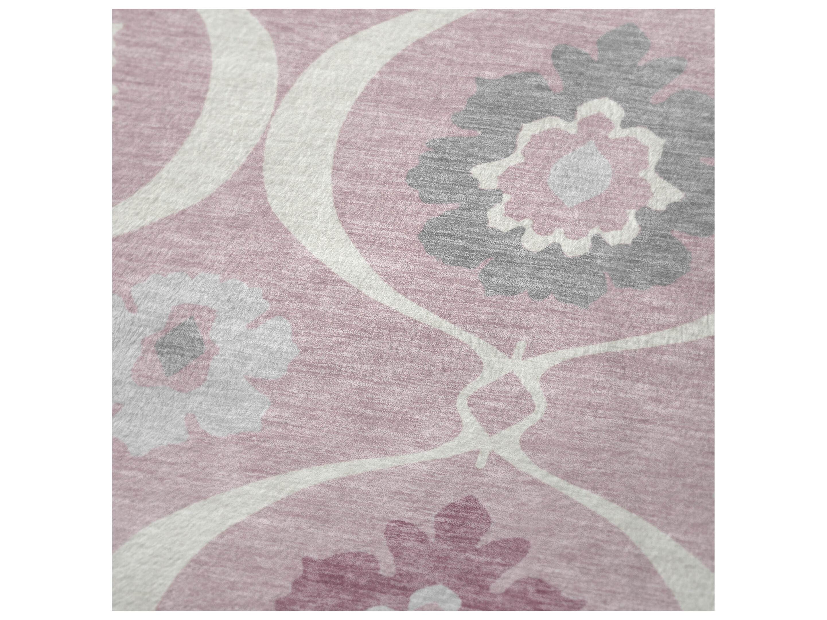 Dalyn Sherpa Pink Polyester Throw