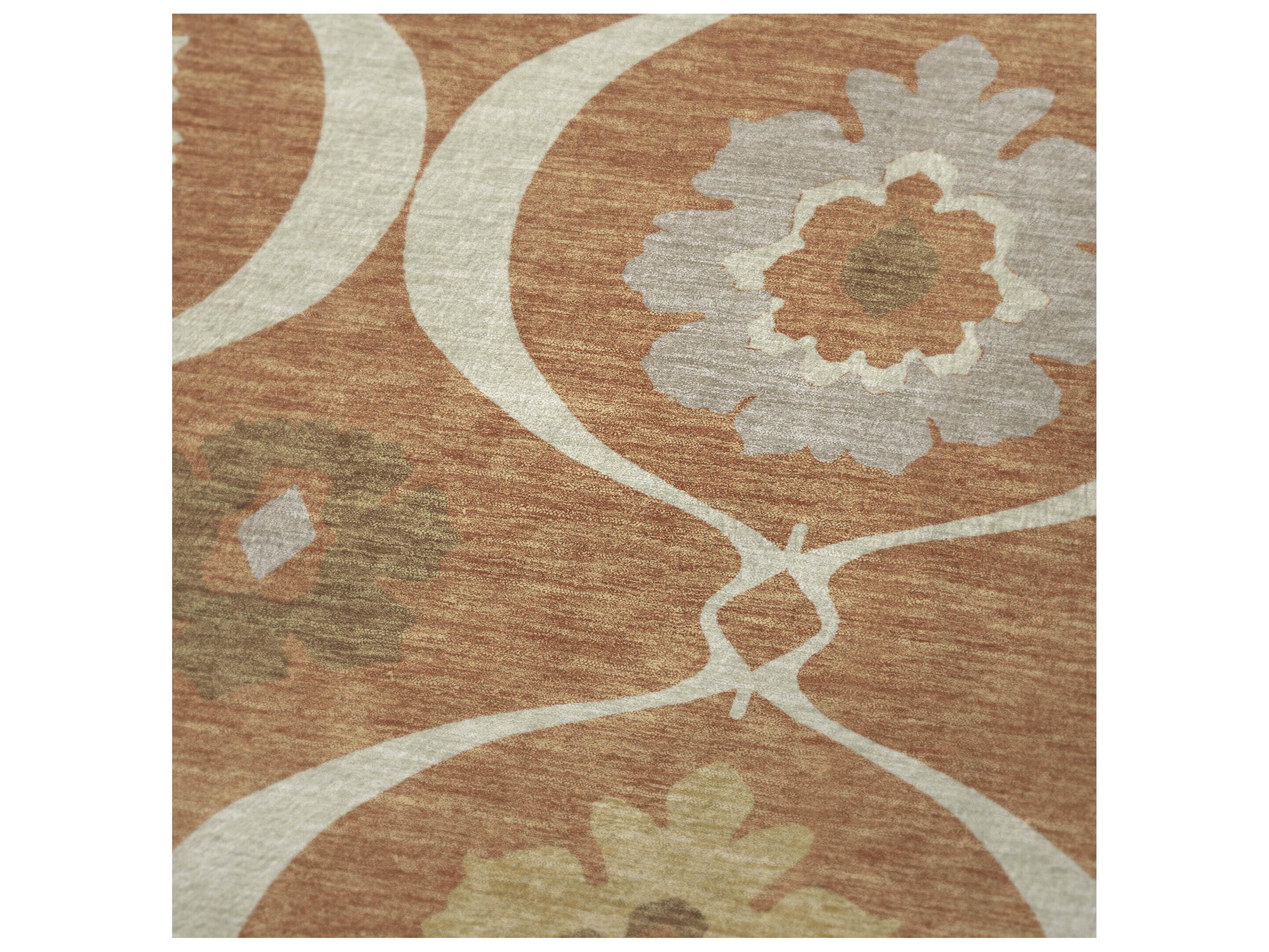 Dalyn Sherpa Orange Polyester Throw