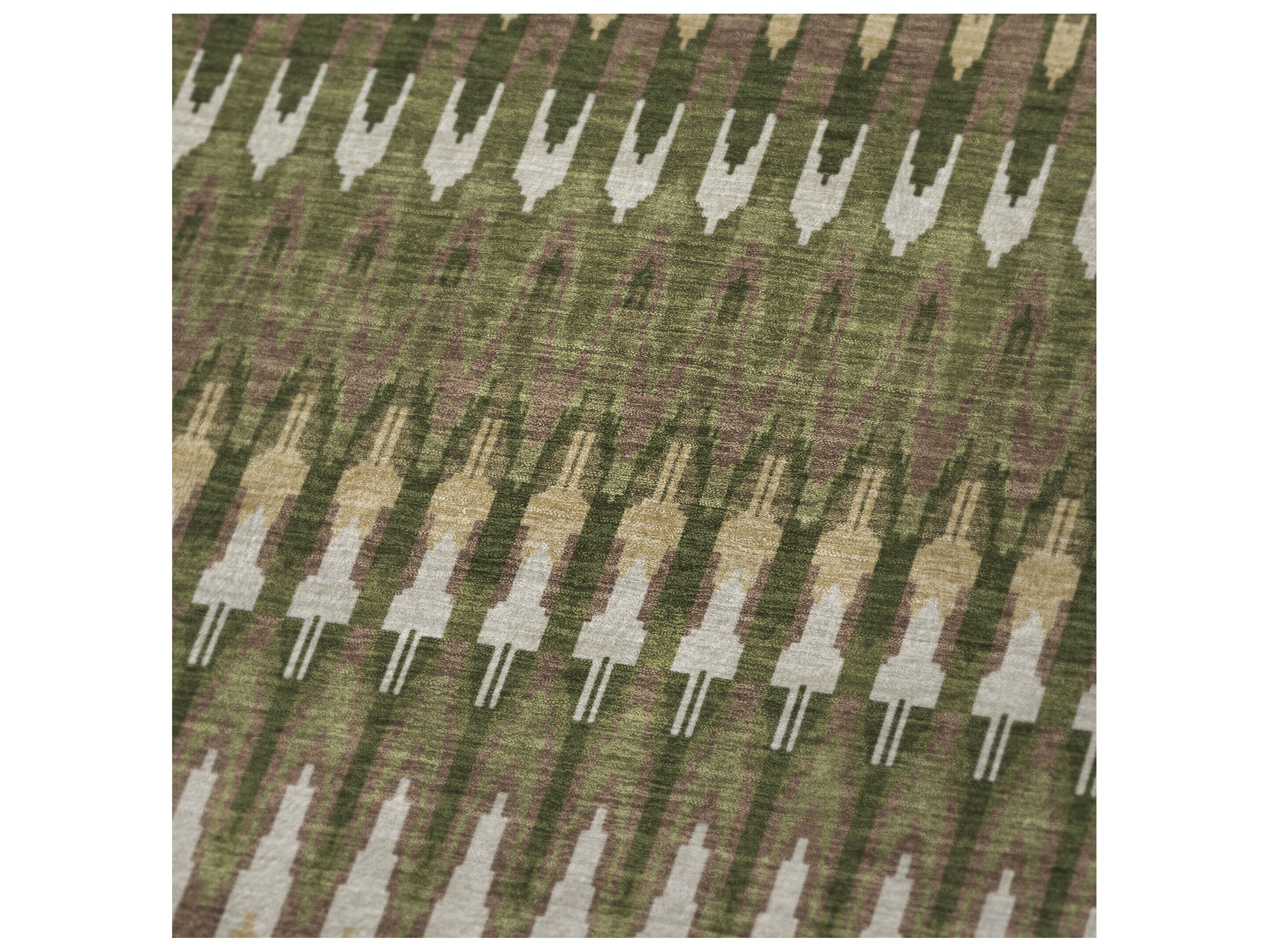 Dalyn Sherpa Green Polyester Throw