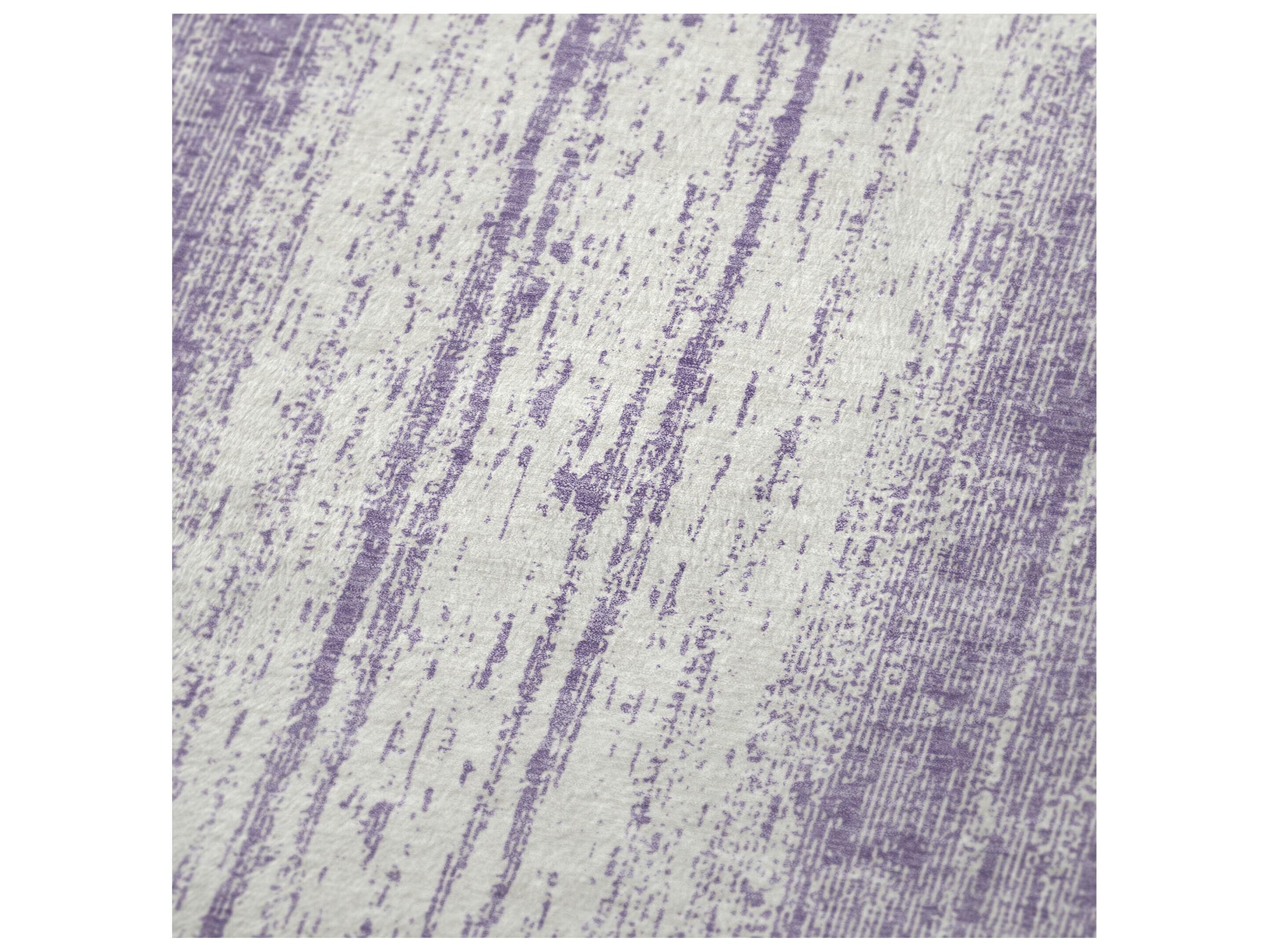 Dalyn Sherpa Purple Polyester Throw