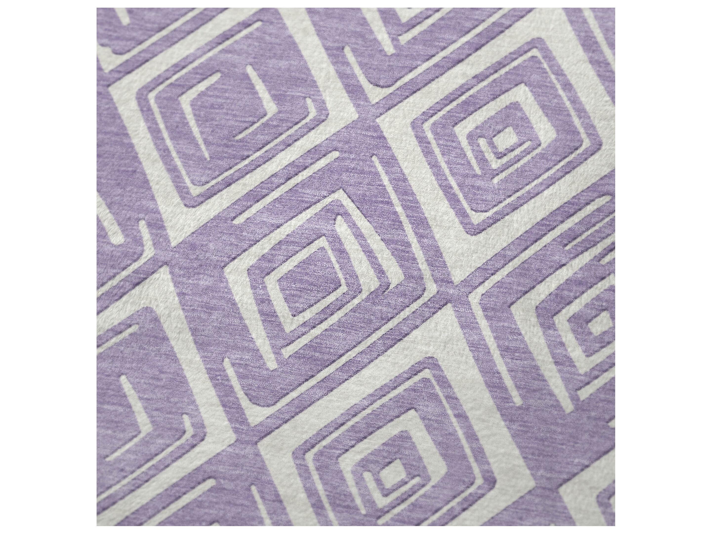 Dalyn Sherpa Purple Polyester Throw