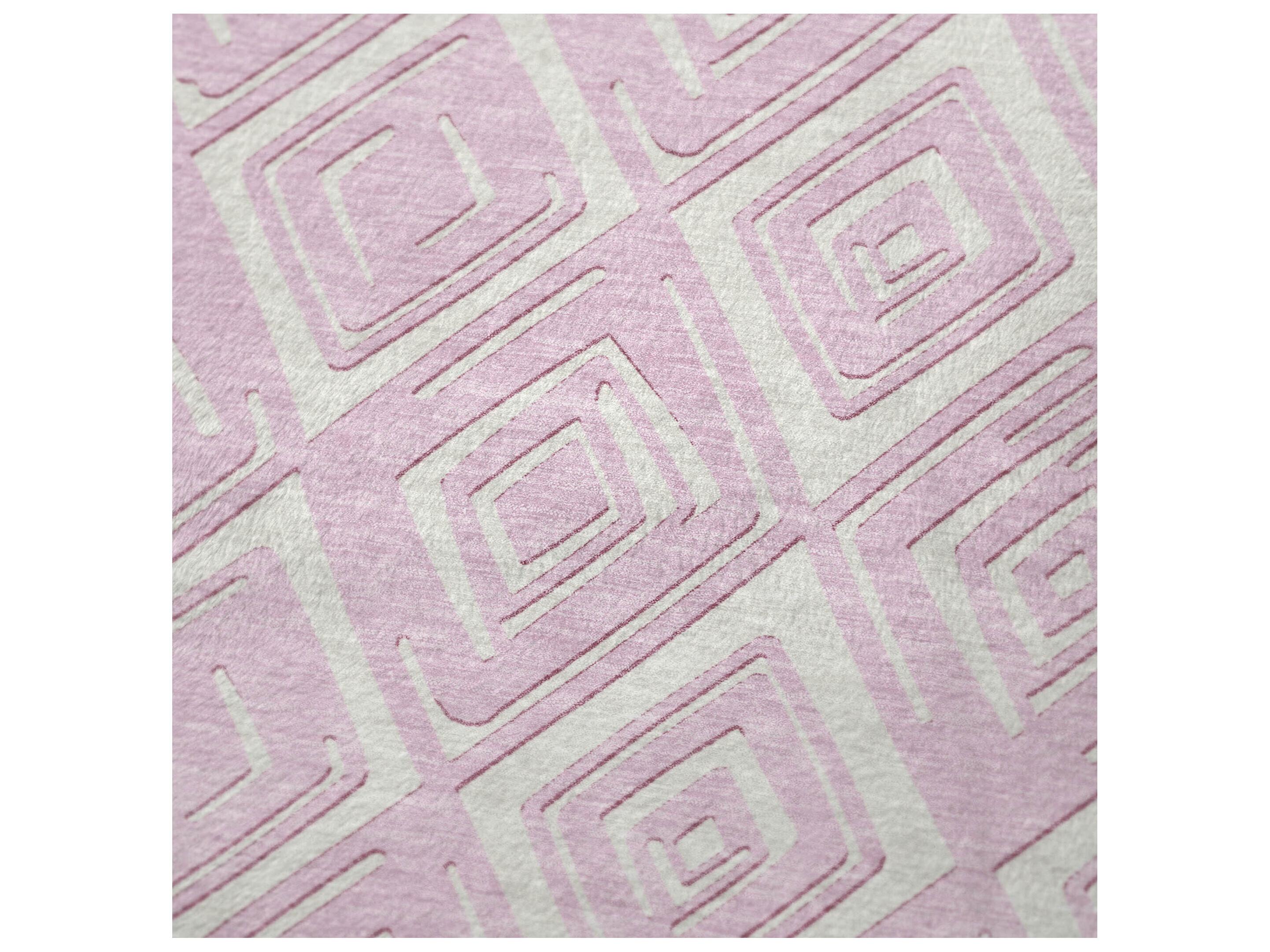 Dalyn Sherpa Pink Polyester Throw