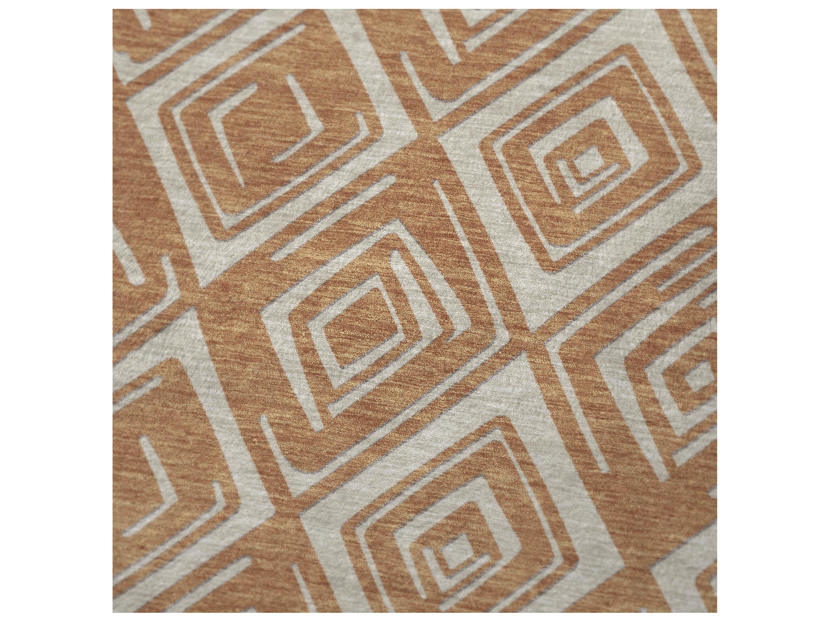 Dalyn Sherpa Orange Polyester Throw