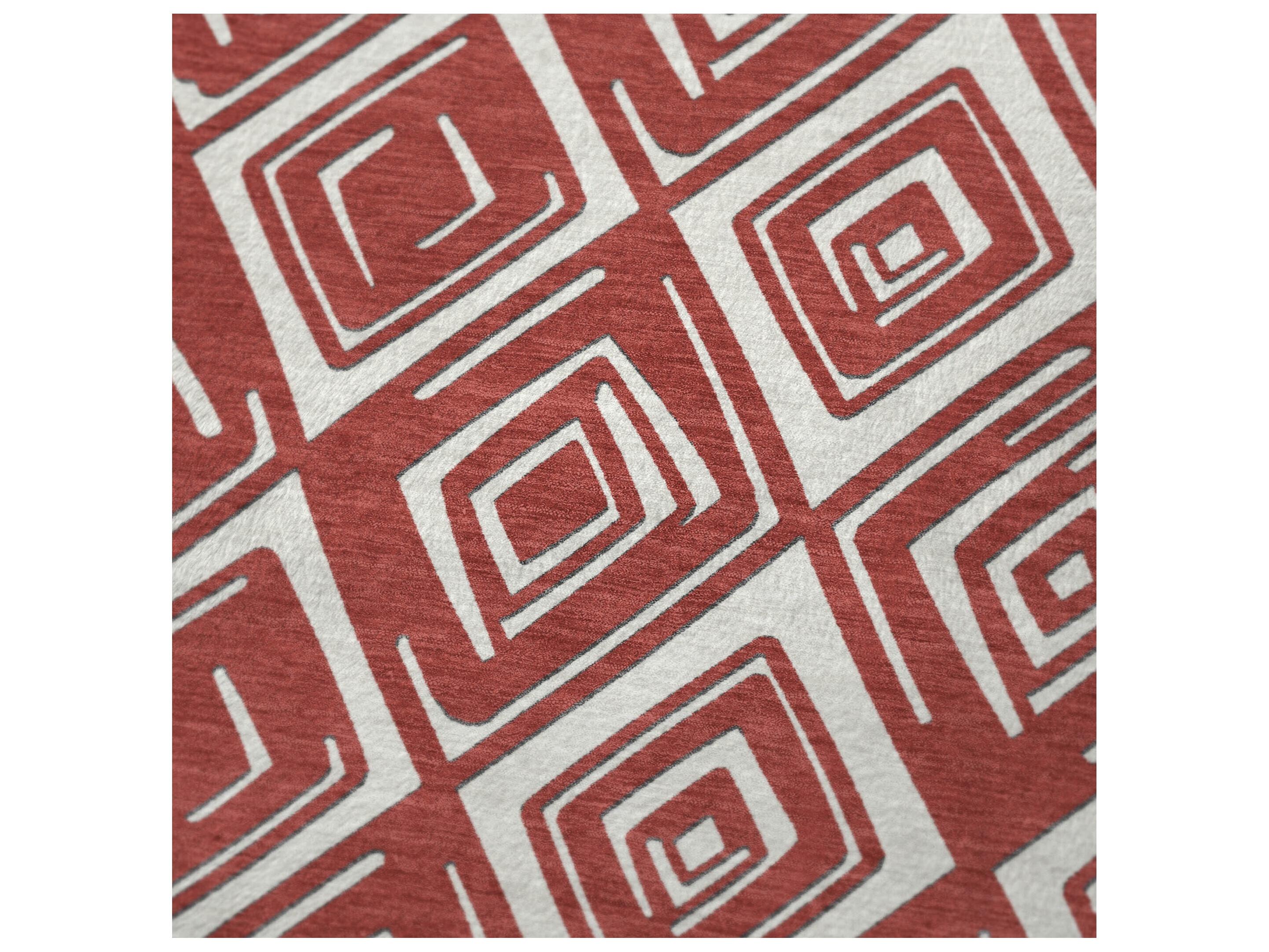Dalyn Sherpa Red Polyester Throw