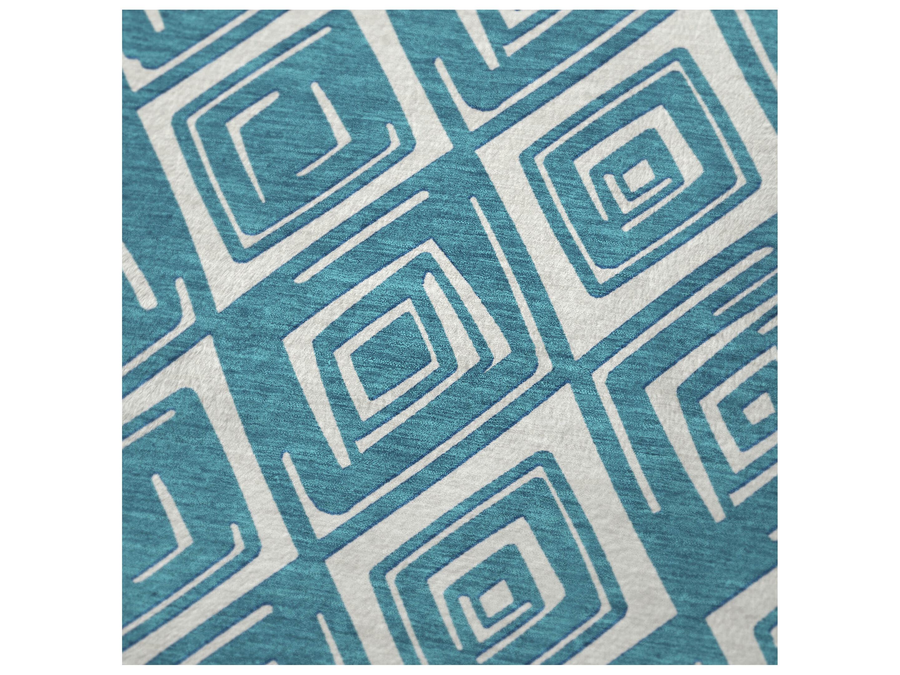 Dalyn Sherpa Teal Polyester Throw