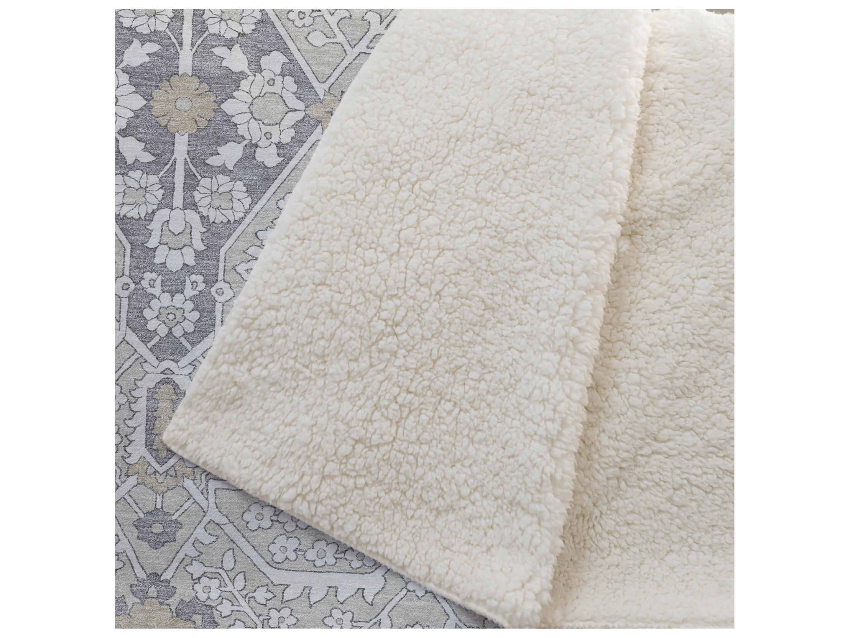 Dalyn Sherpa Brown Polyester Throw