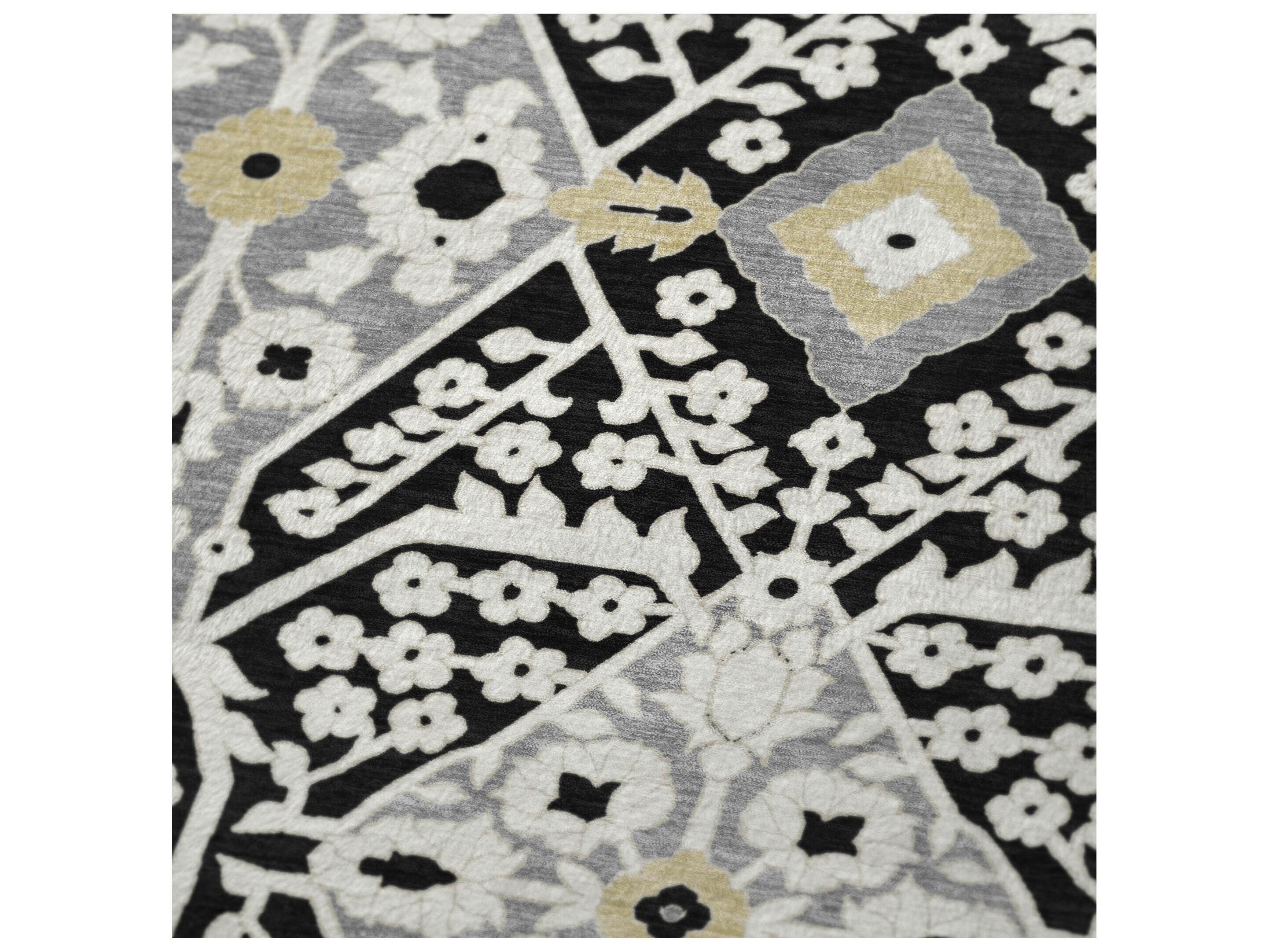 Dalyn Sherpa Black Polyester Throw