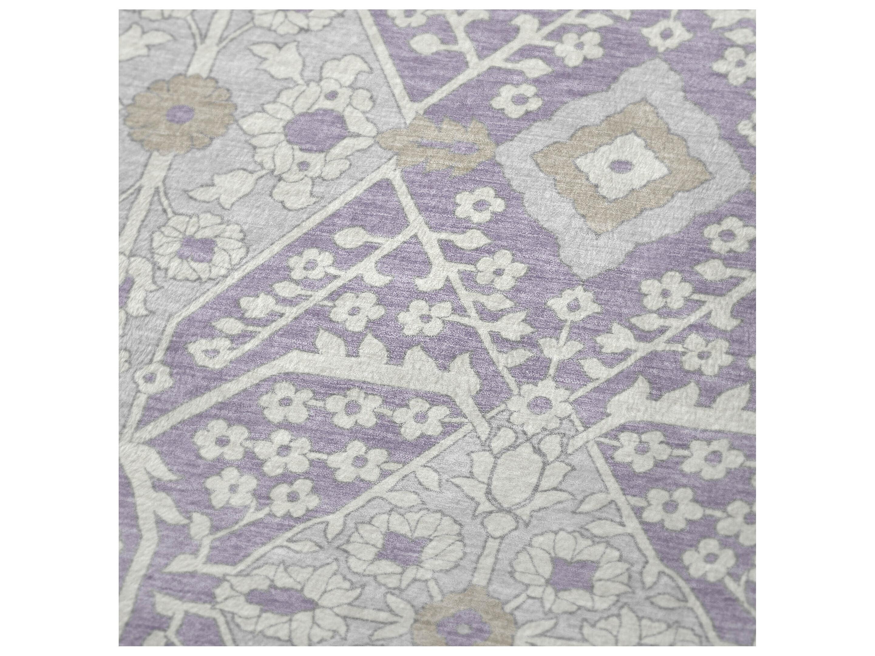 Dalyn Sherpa Purple Polyester Throw