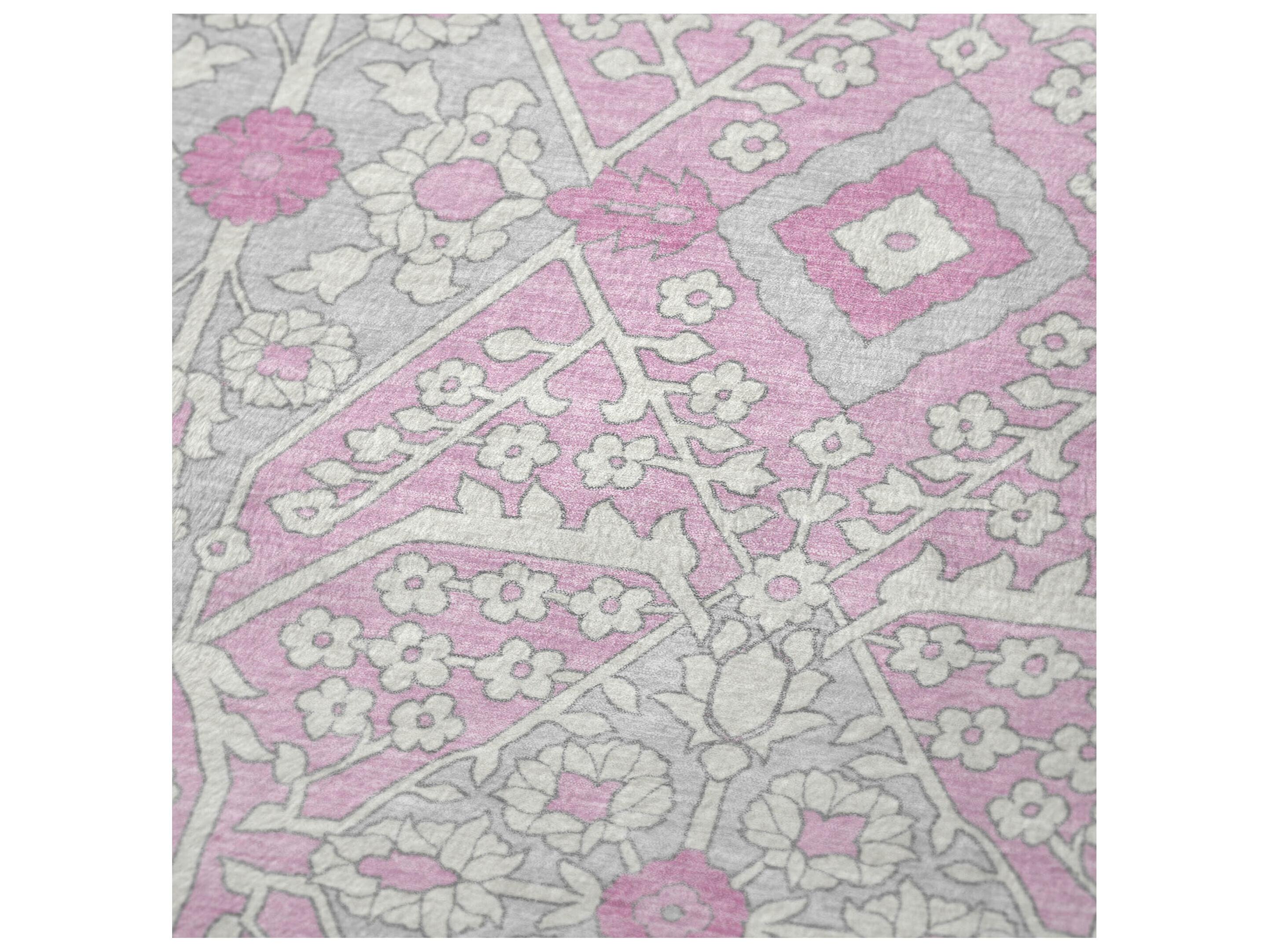 Dalyn Sherpa Pink Polyester Throw
