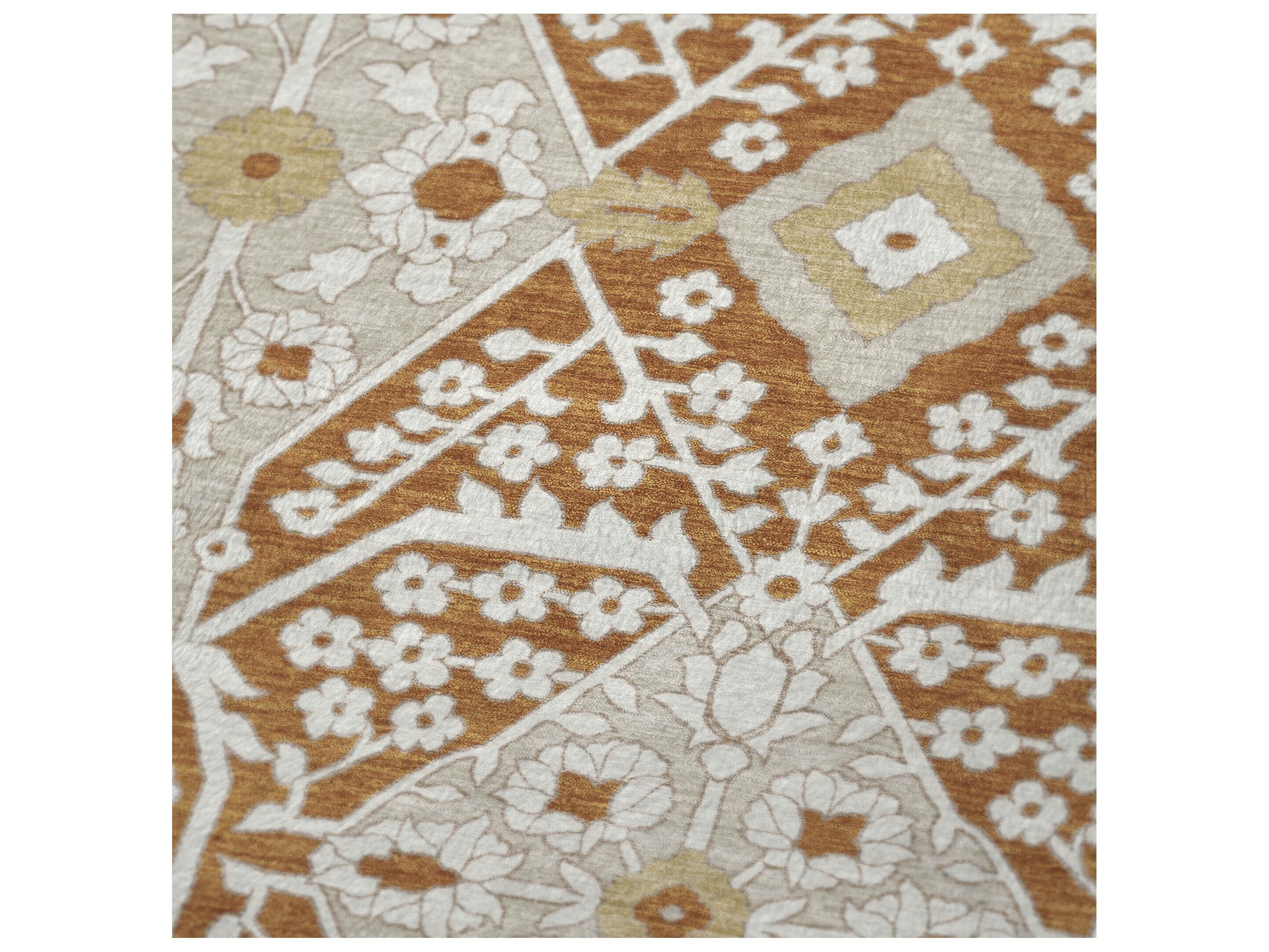 Dalyn Sherpa Orange Polyester Throw