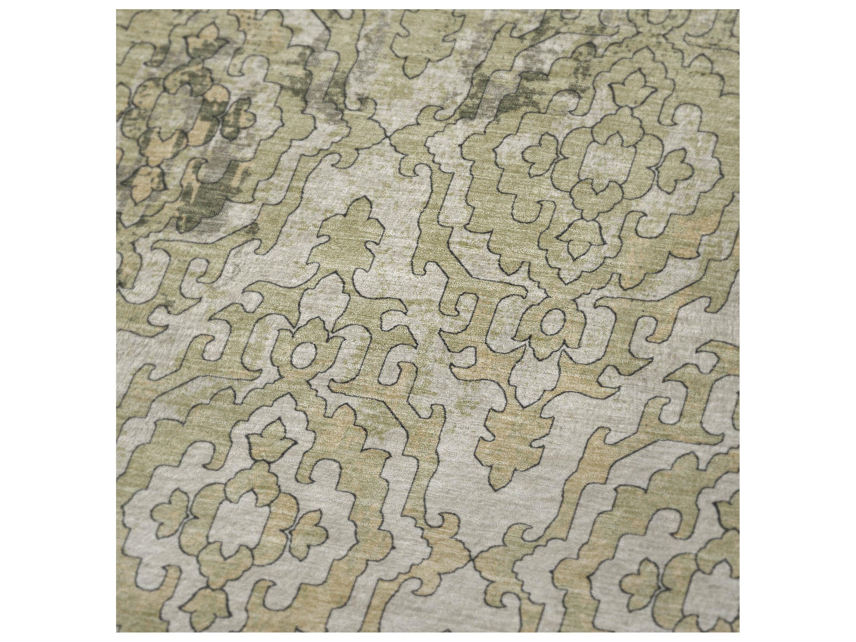 Dalyn Sherpa Green Polyester Throw