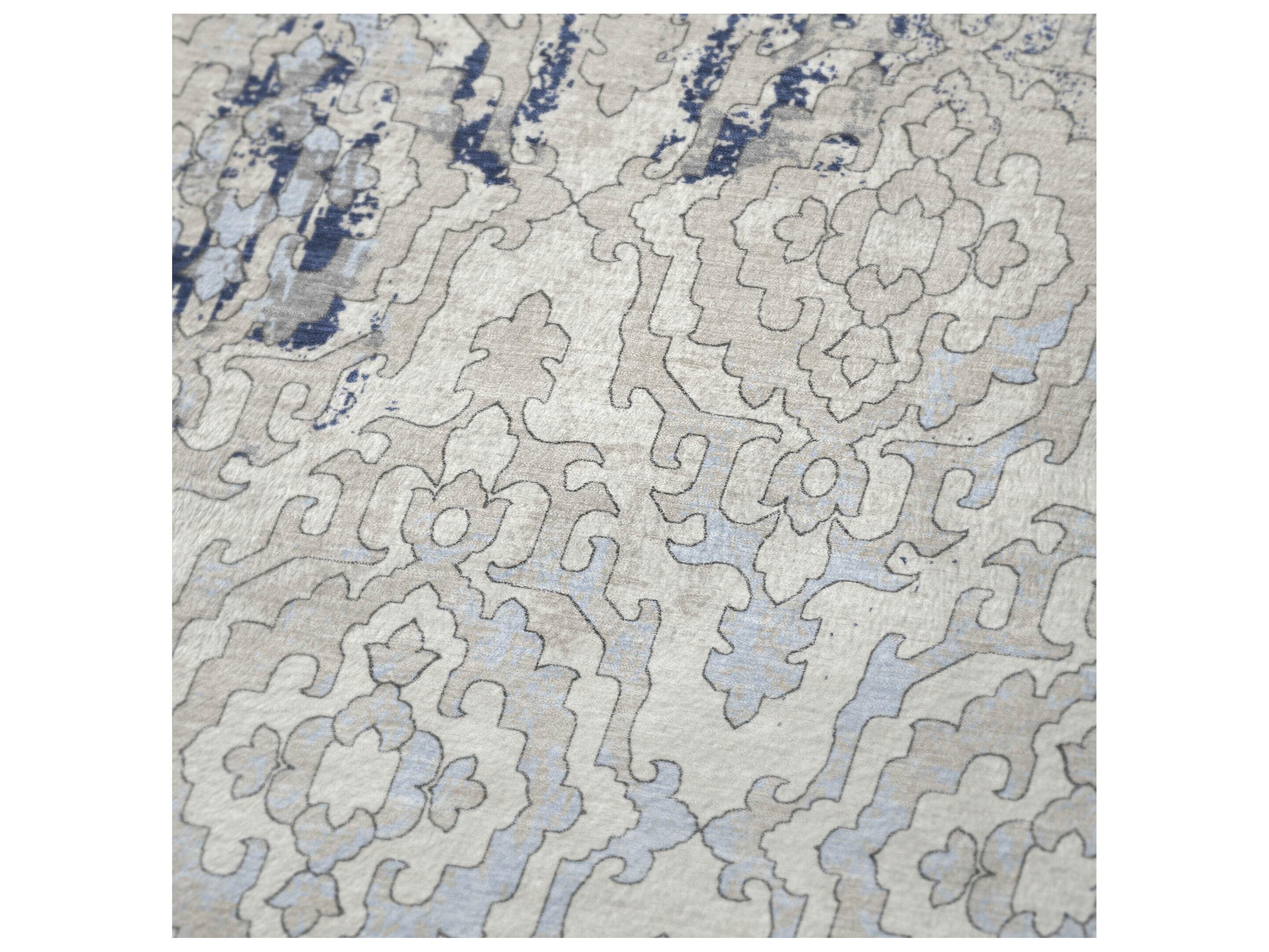 Dalyn Sherpa Blue Polyester Throw