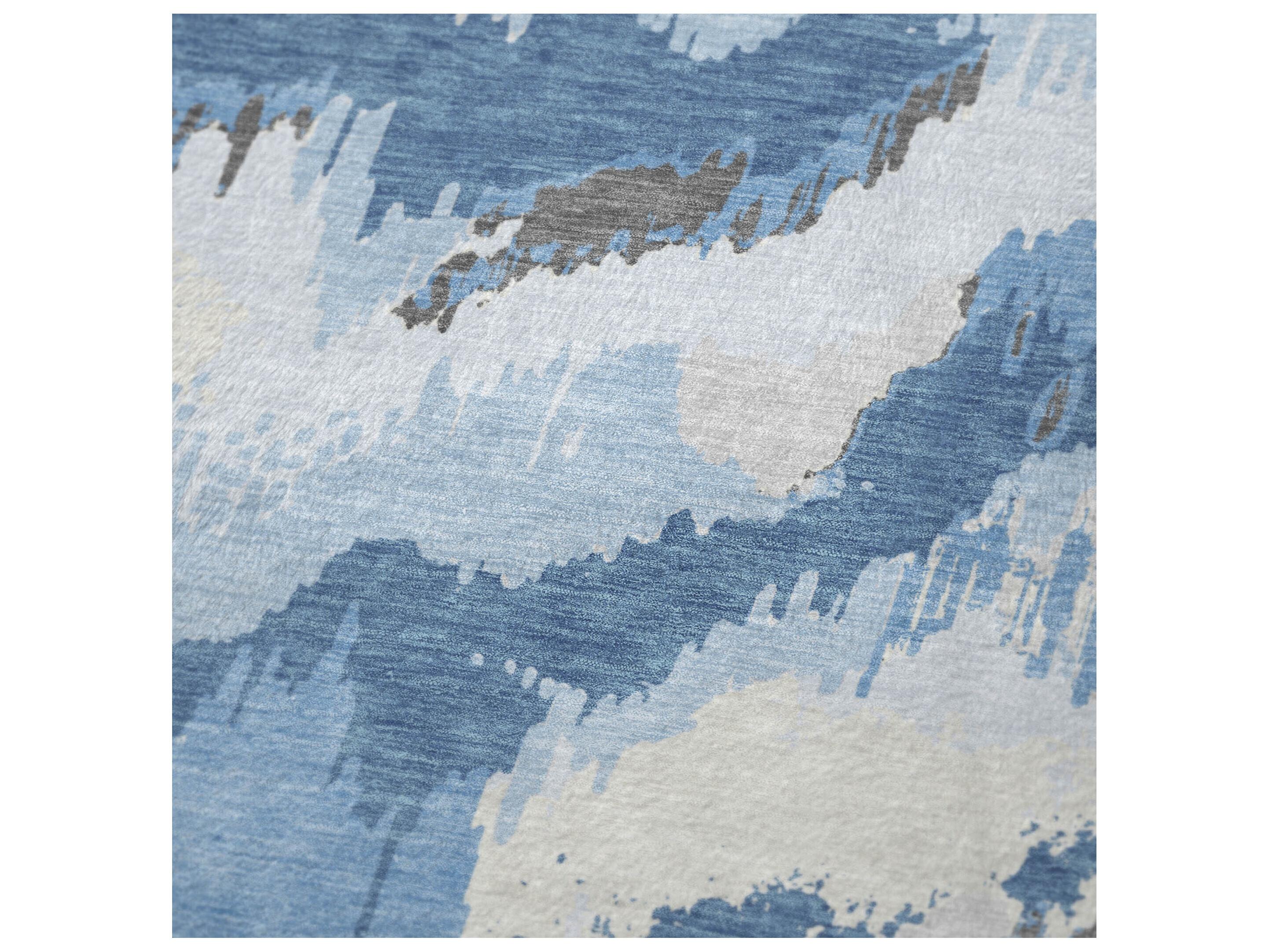 Dalyn Sherpa Blue Polyester Throw