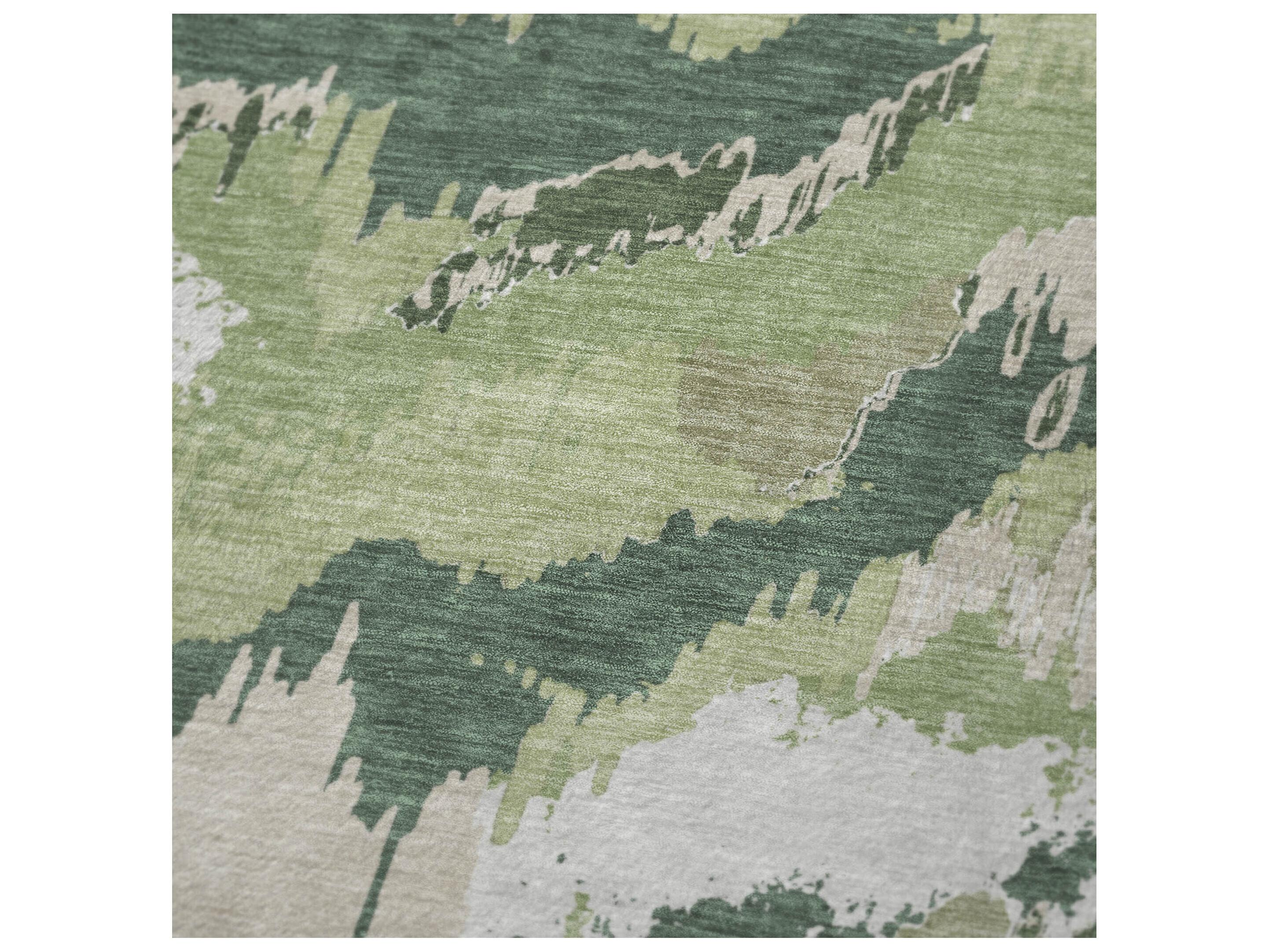 Dalyn Sherpa Green Polyester Throw