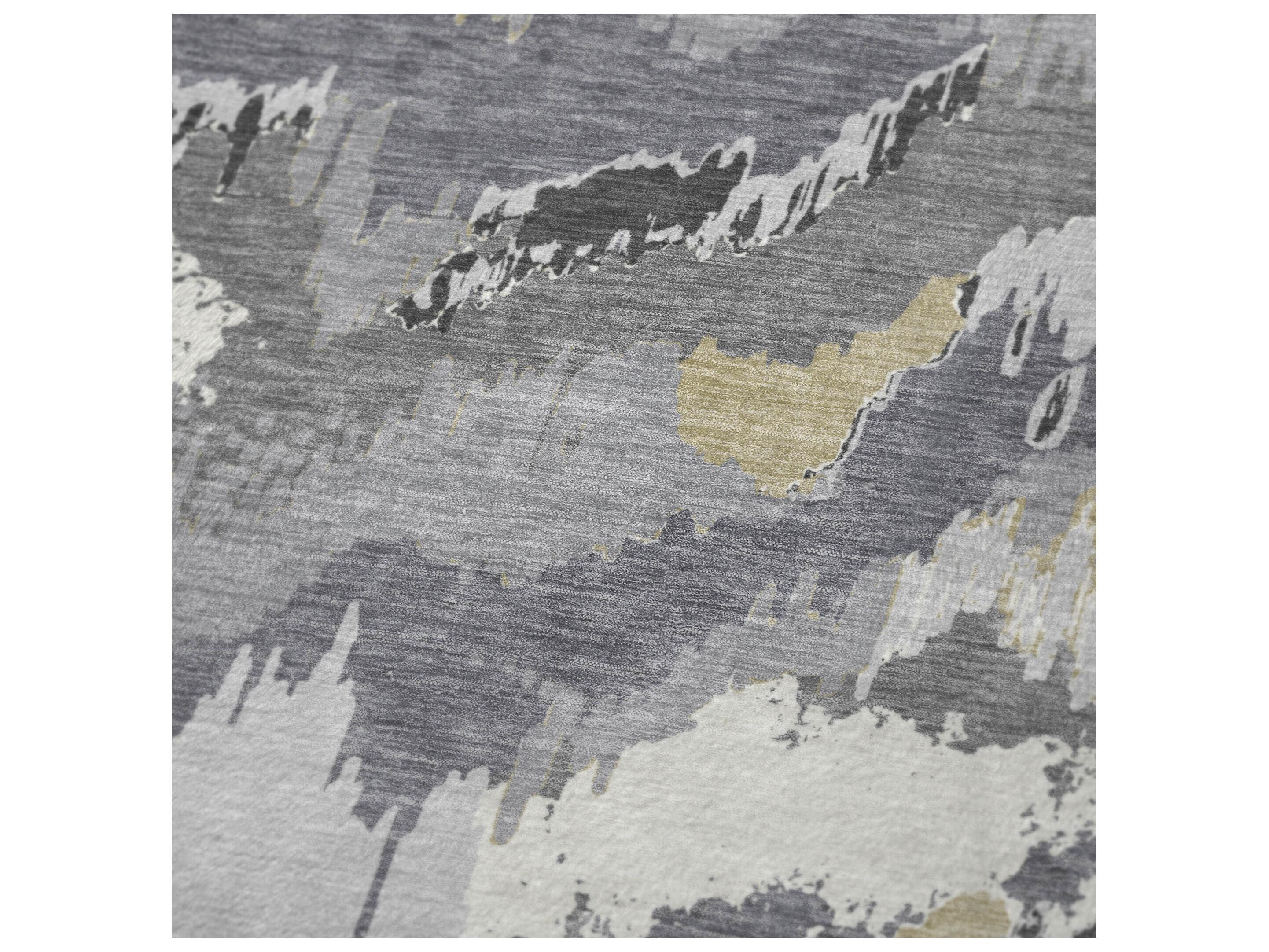 Dalyn Sherpa Gray Polyester Throw