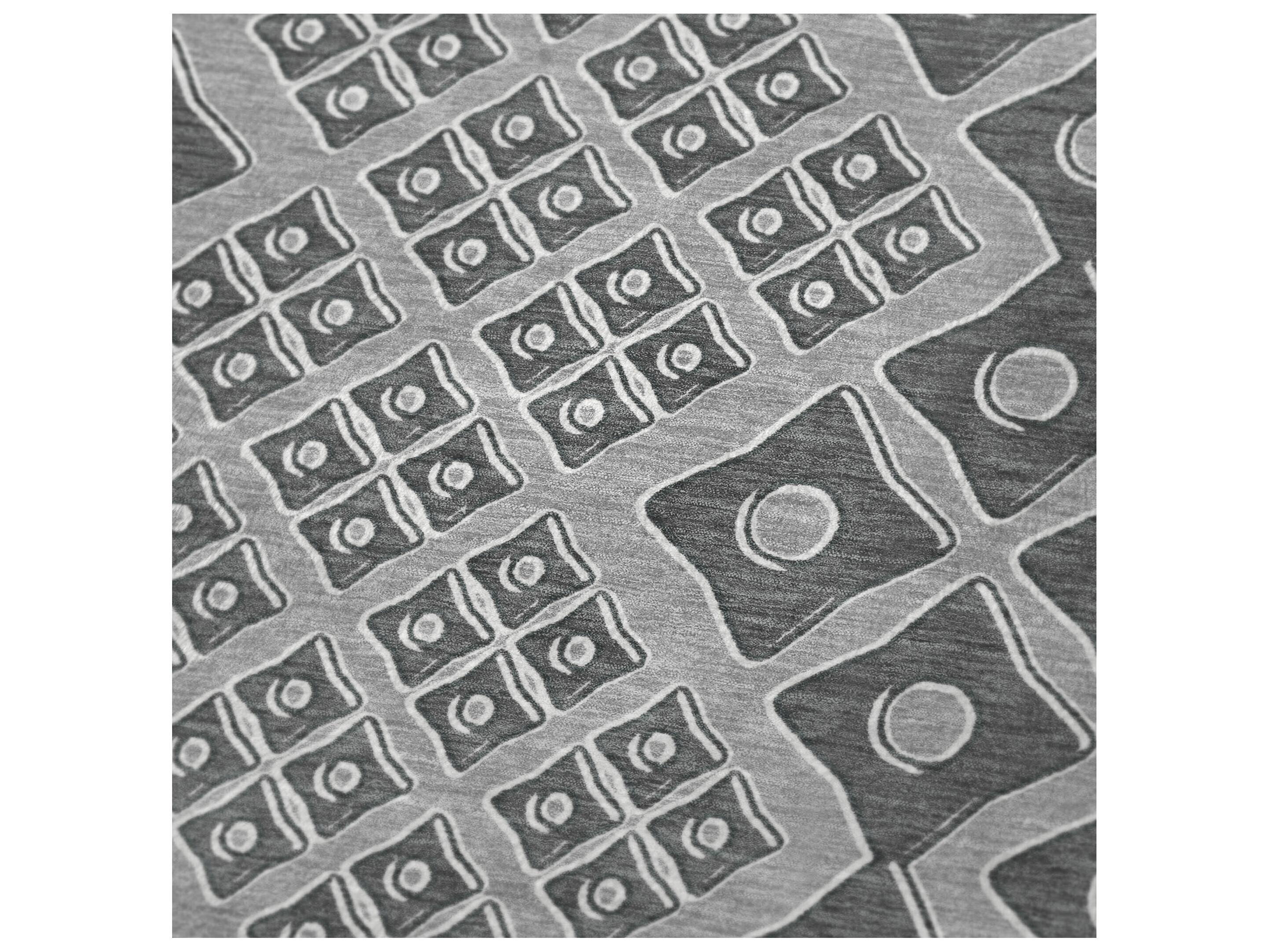 Dalyn Sherpa Gray Polyester Throw