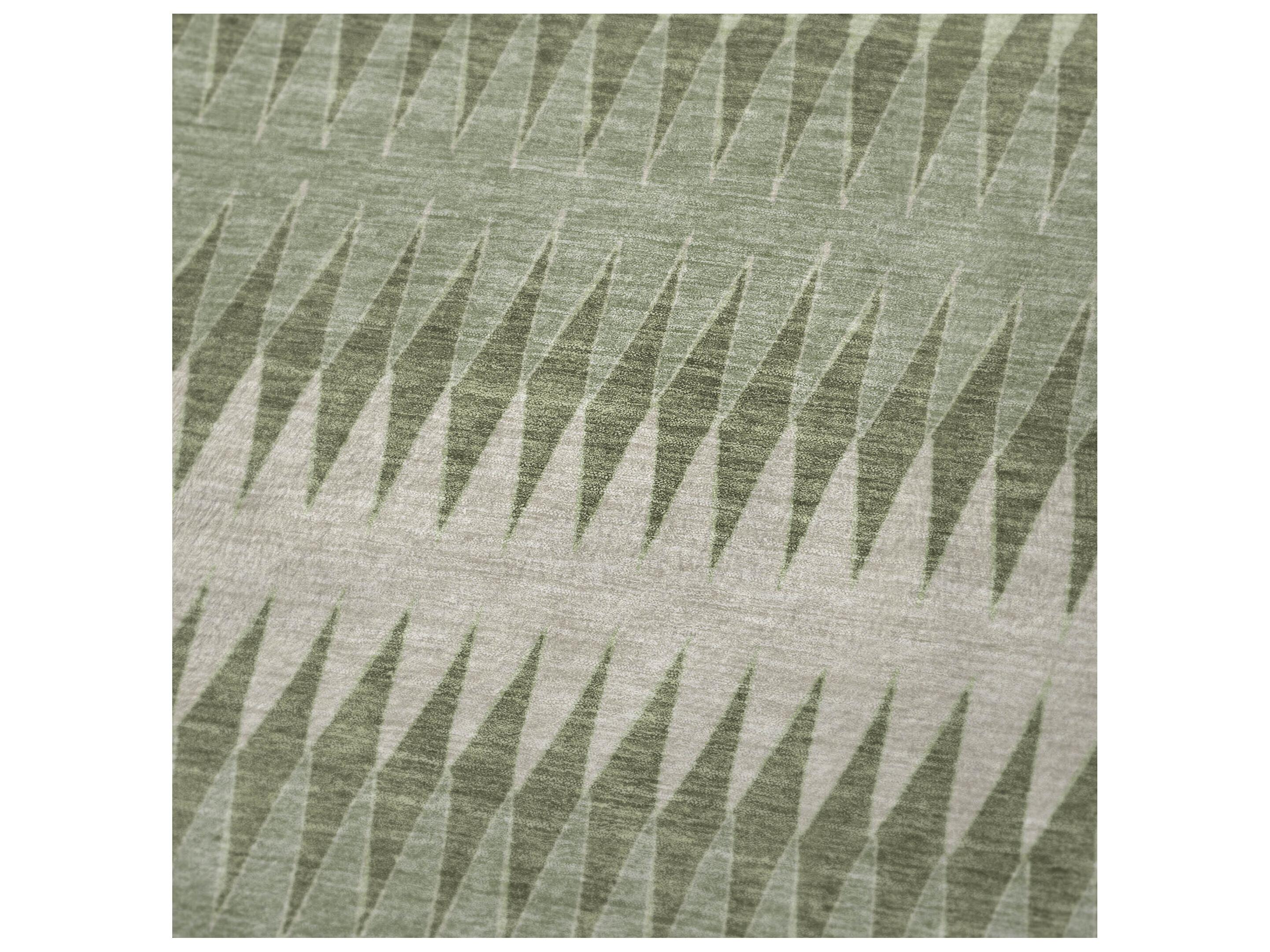 Dalyn Sherpa Green Polyester Throw