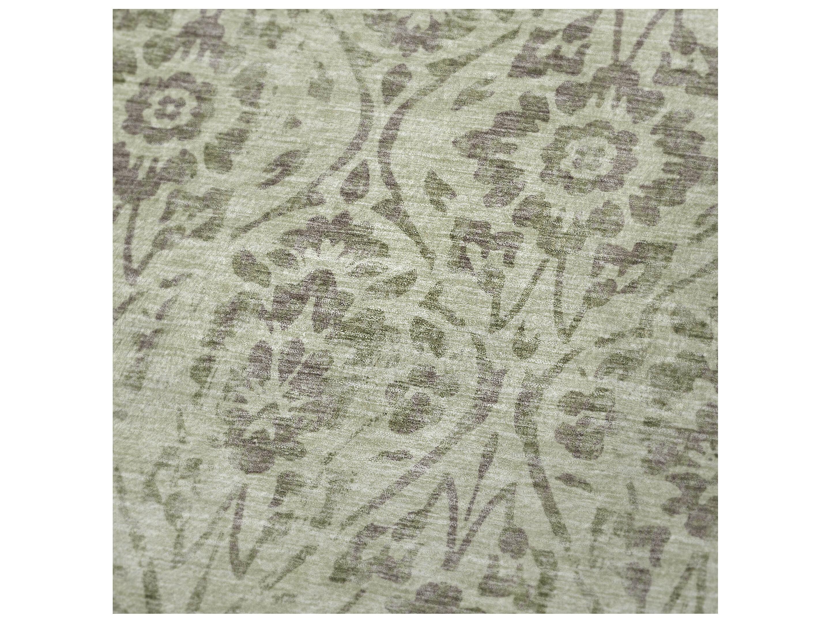 Dalyn Sherpa Green Polyester Throw