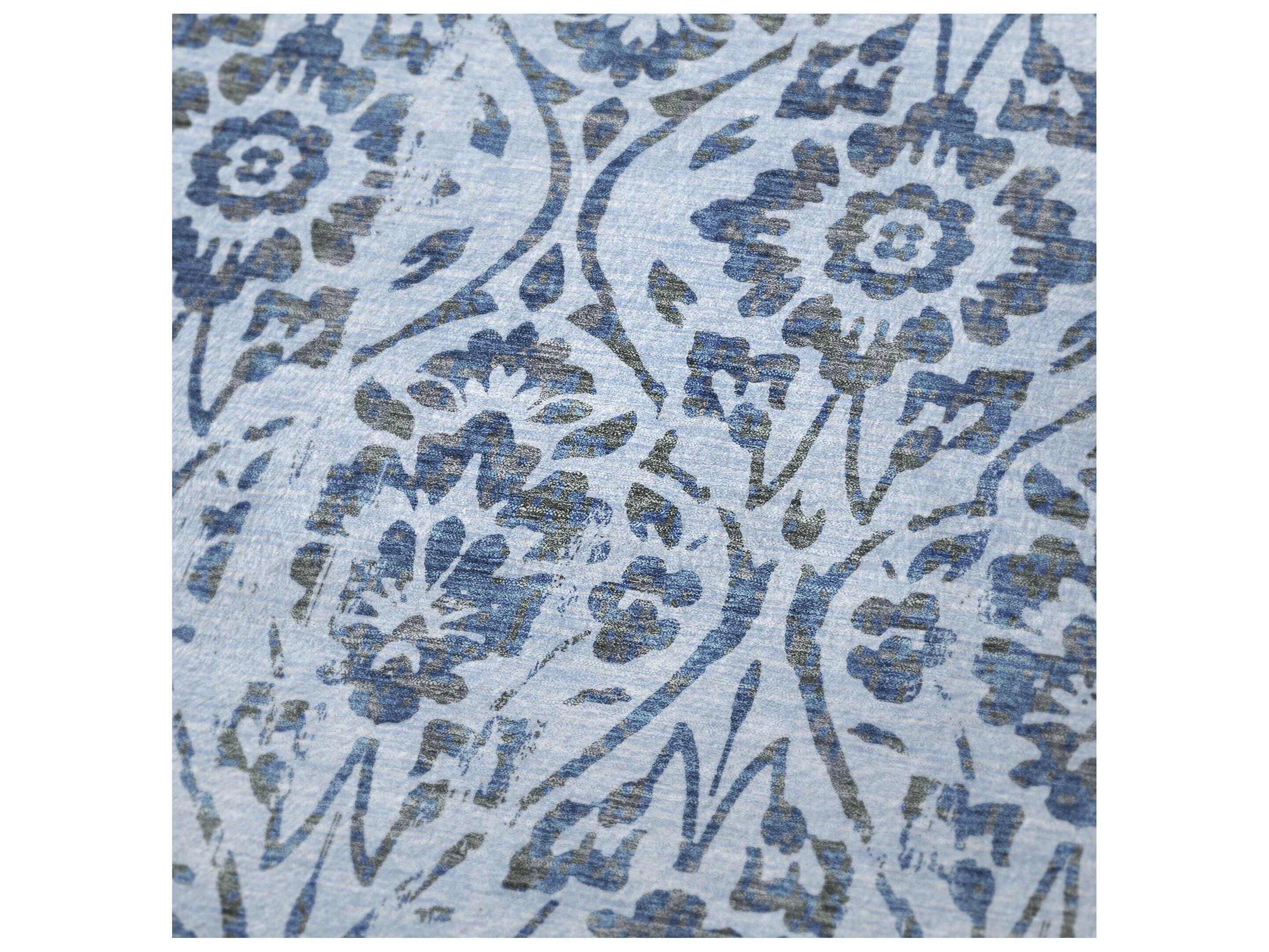 Dalyn Sherpa Blue Polyester Throw