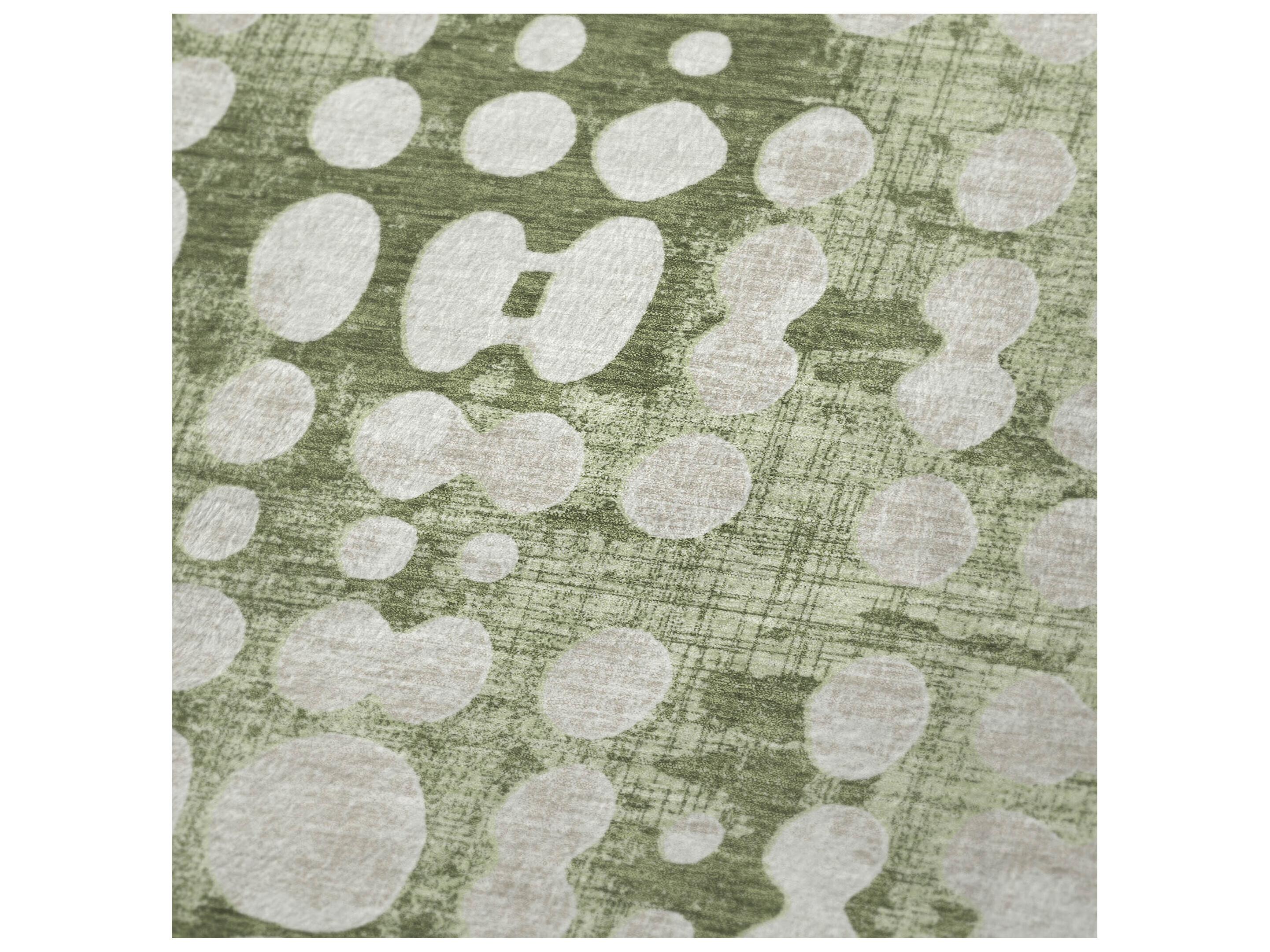 Dalyn Sherpa Green Polyester Throw