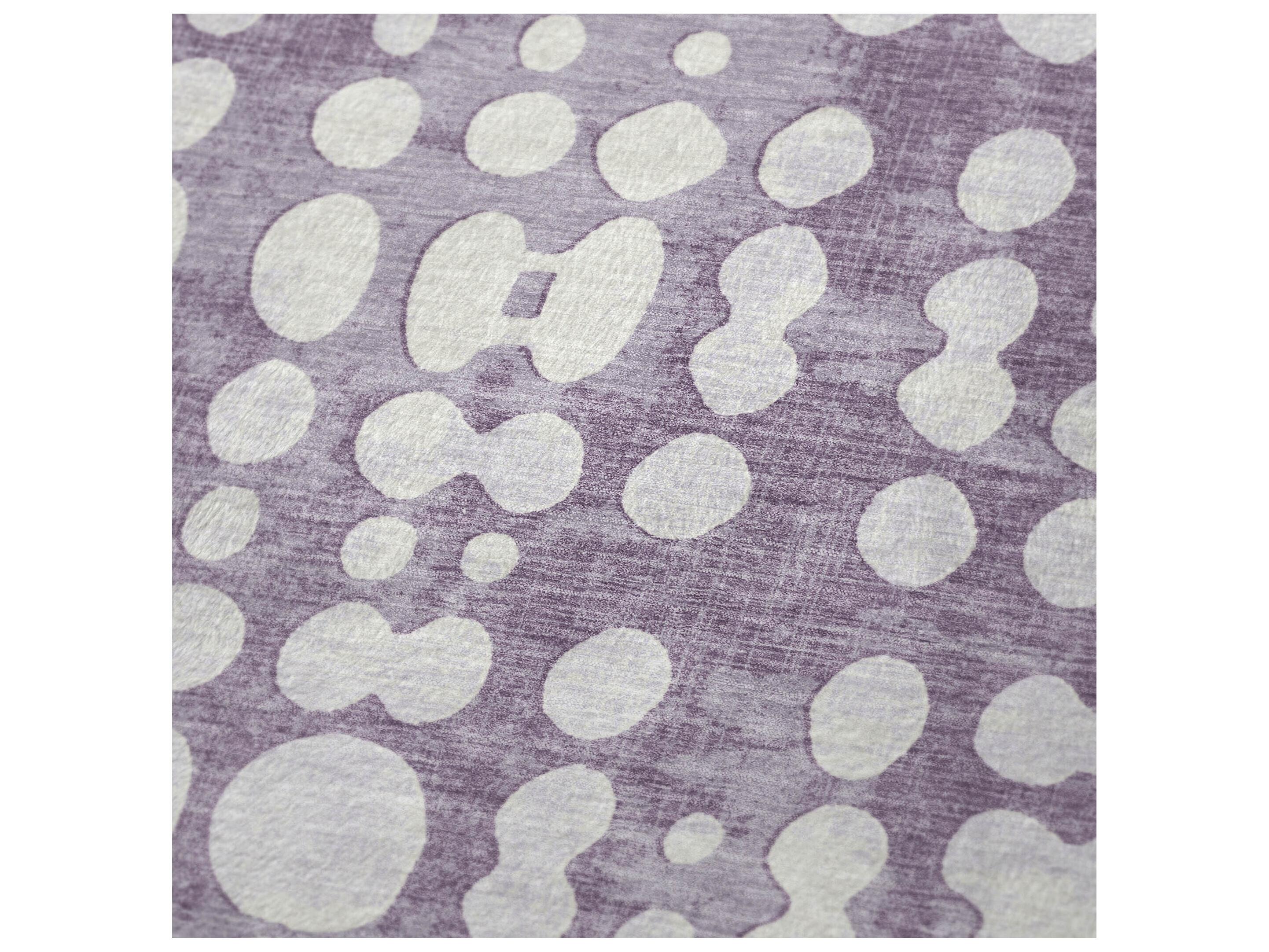 Dalyn Sherpa Purple Polyester Throw