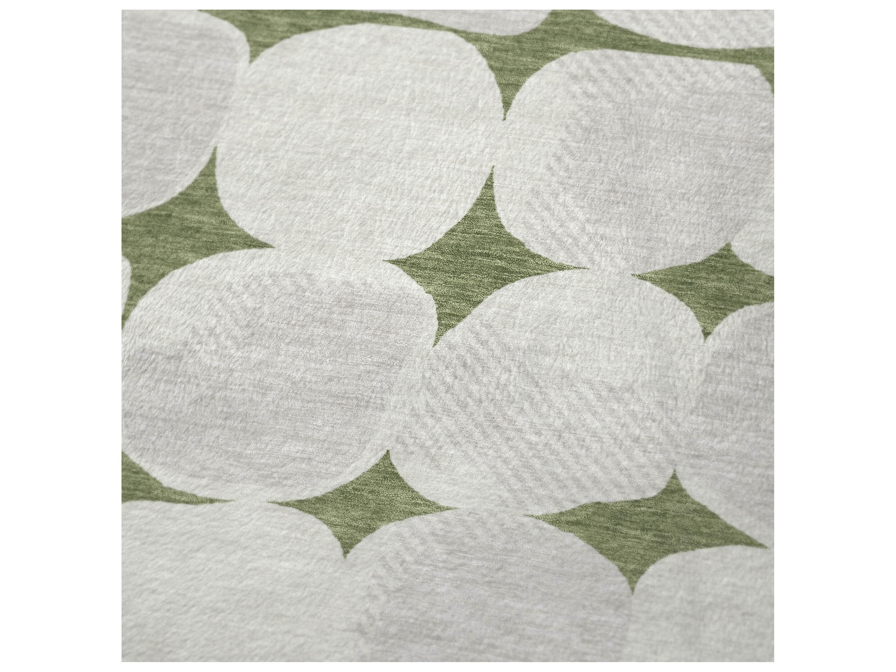 Dalyn Sherpa Green Polyester Throw