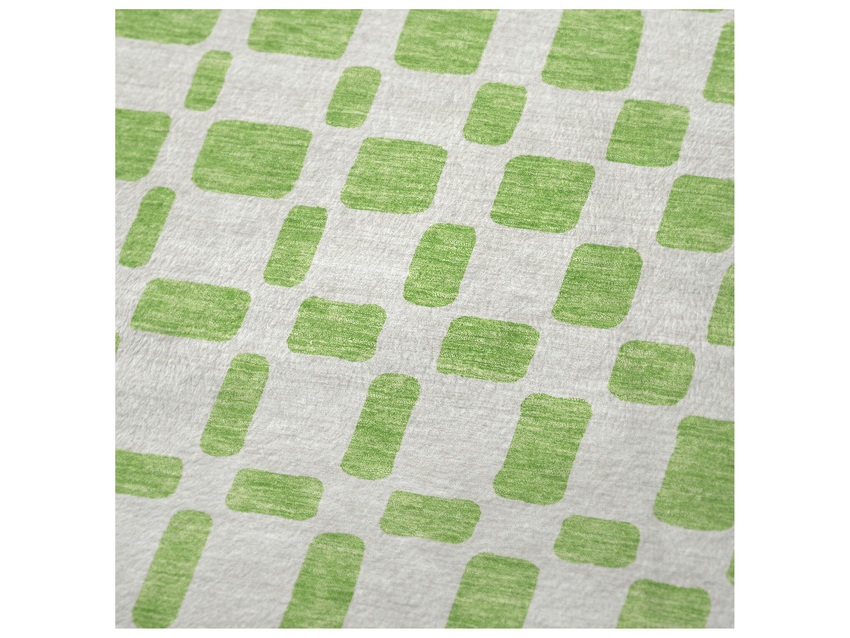 Dalyn Sherpa Green Polyester Throw