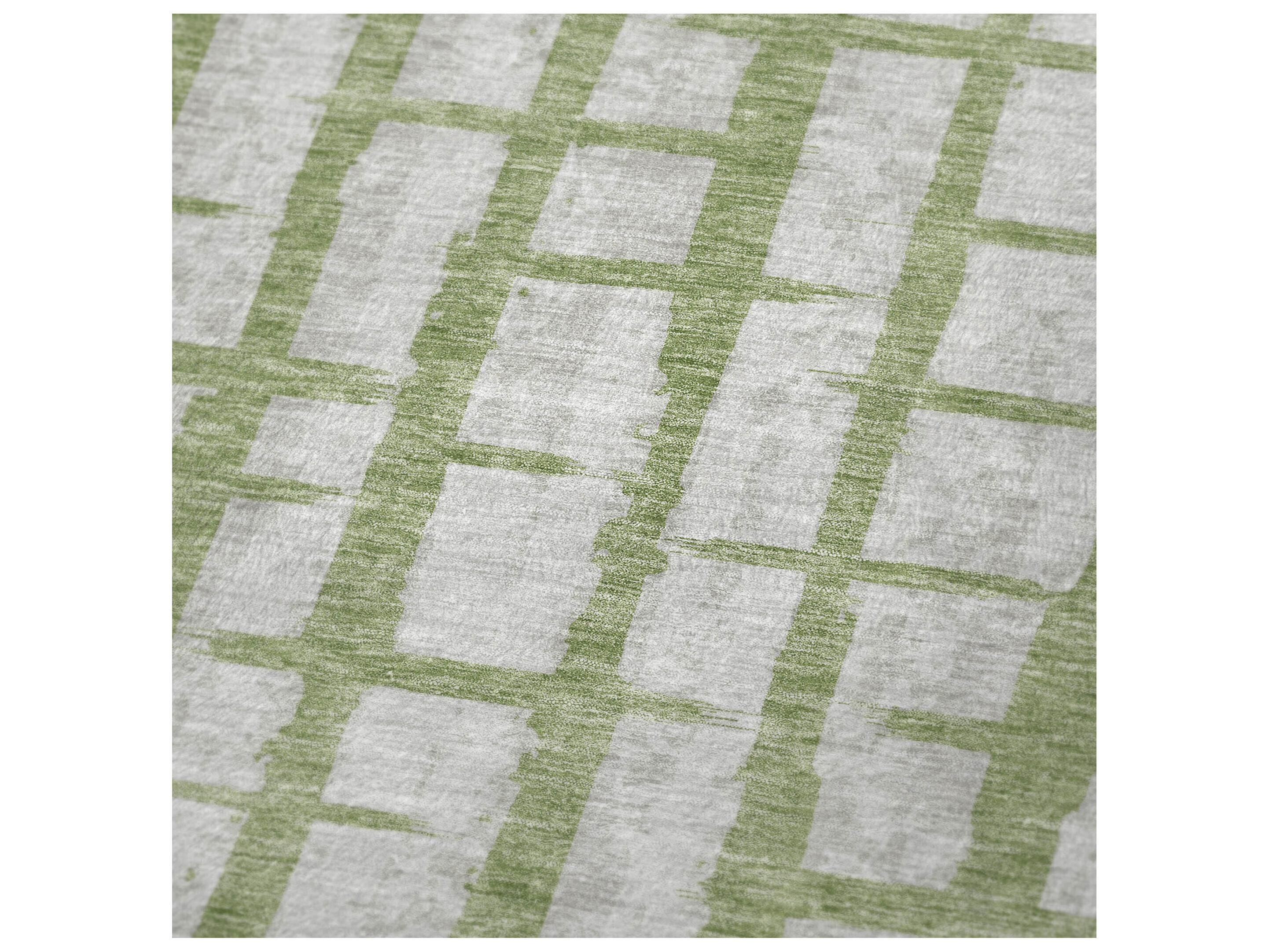 Dalyn Sherpa Green Polyester Throw