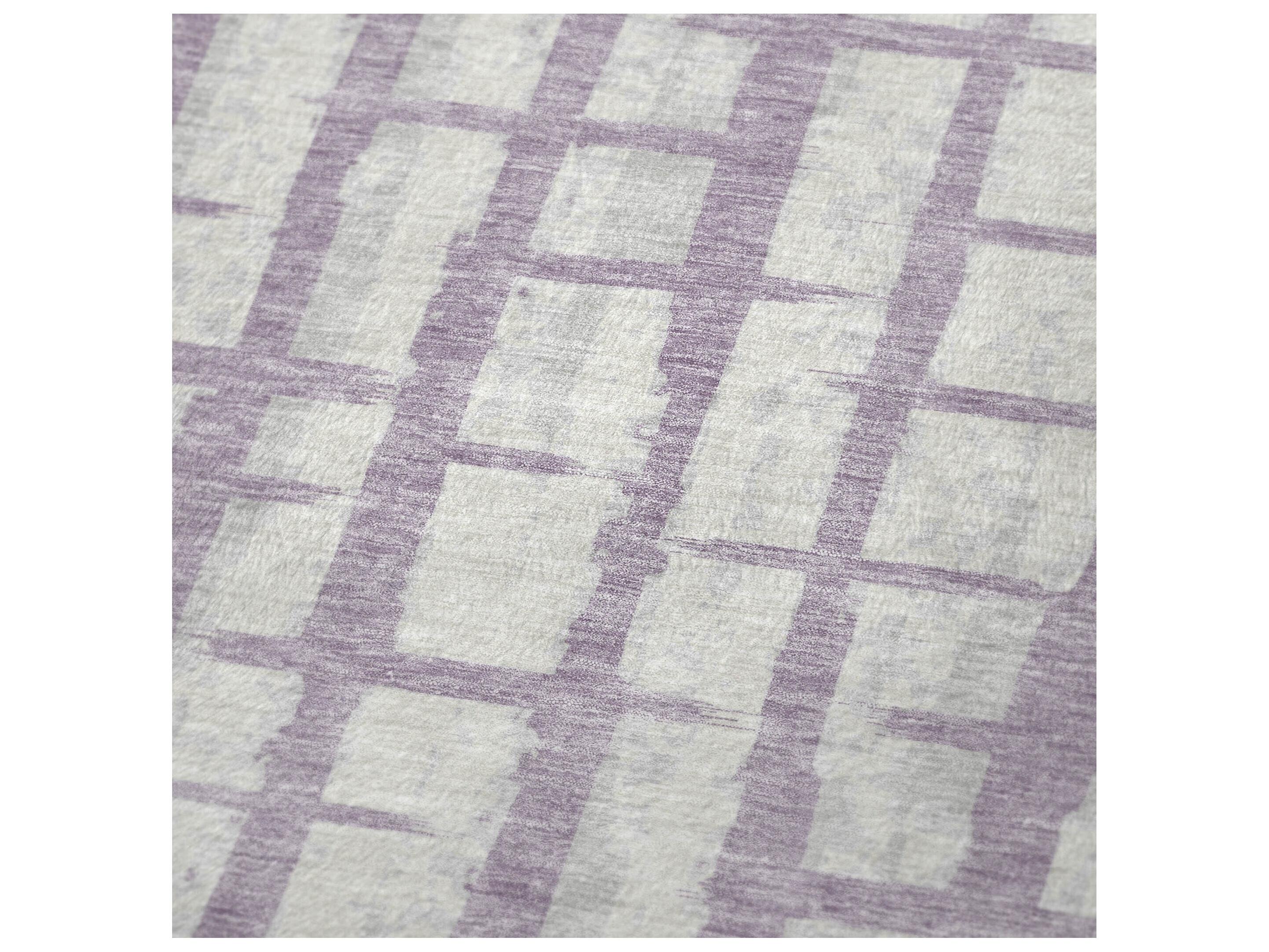 Dalyn Sherpa Purple Polyester Throw