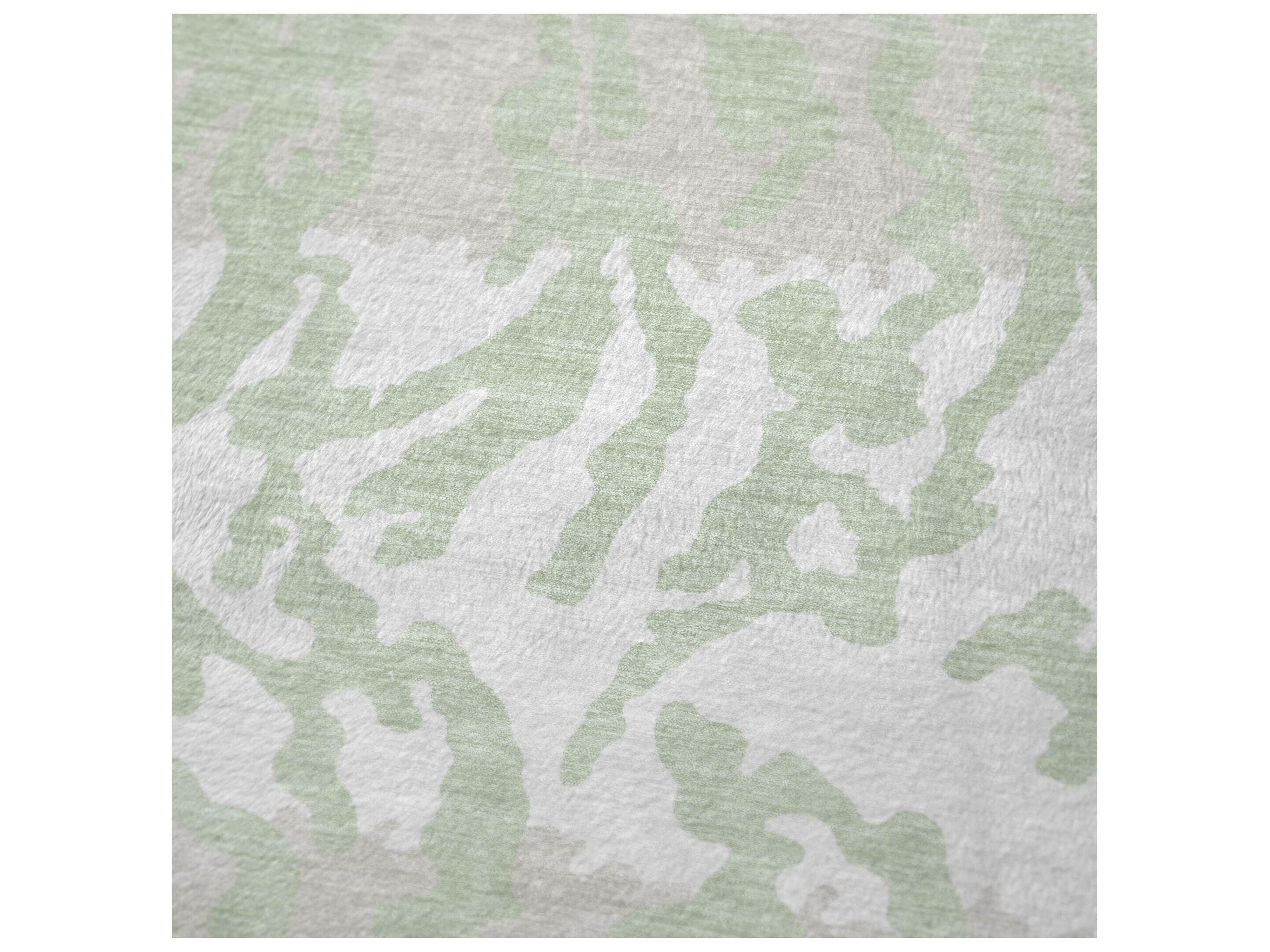 Dalyn Sherpa Green Polyester Throw