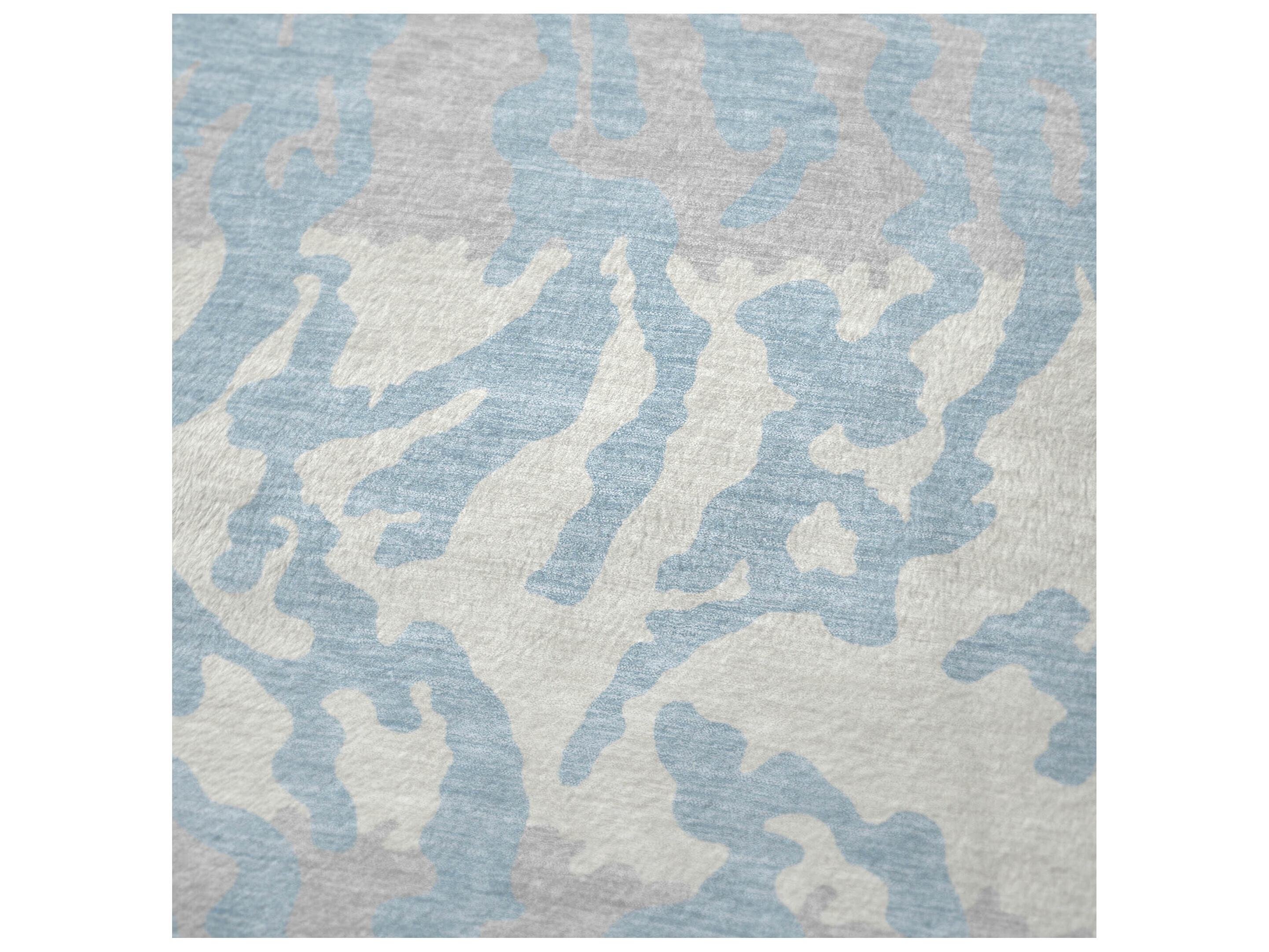 Dalyn Sherpa Blue Polyester Throw