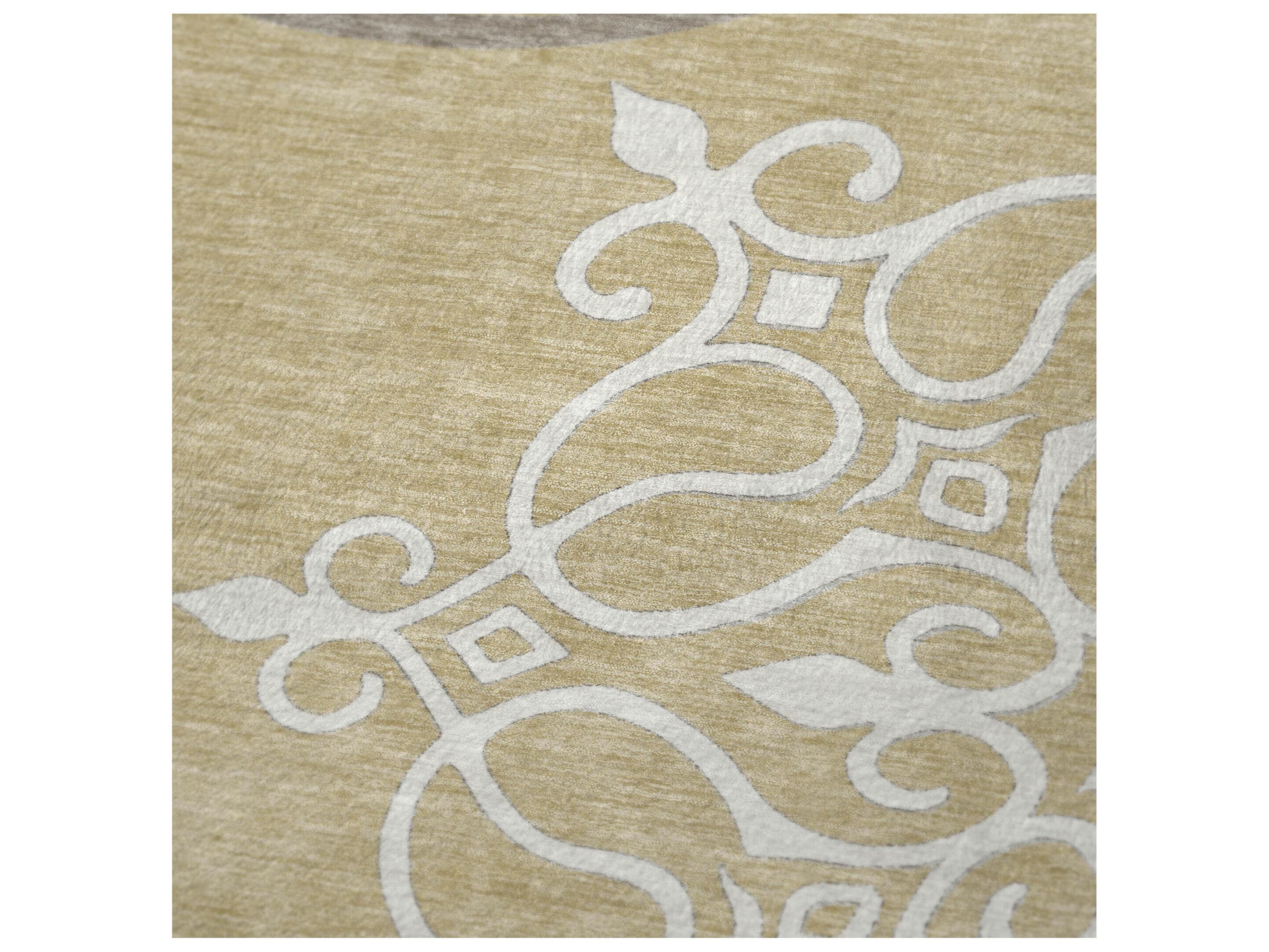Dalyn Sherpa Gold Polyester Throw