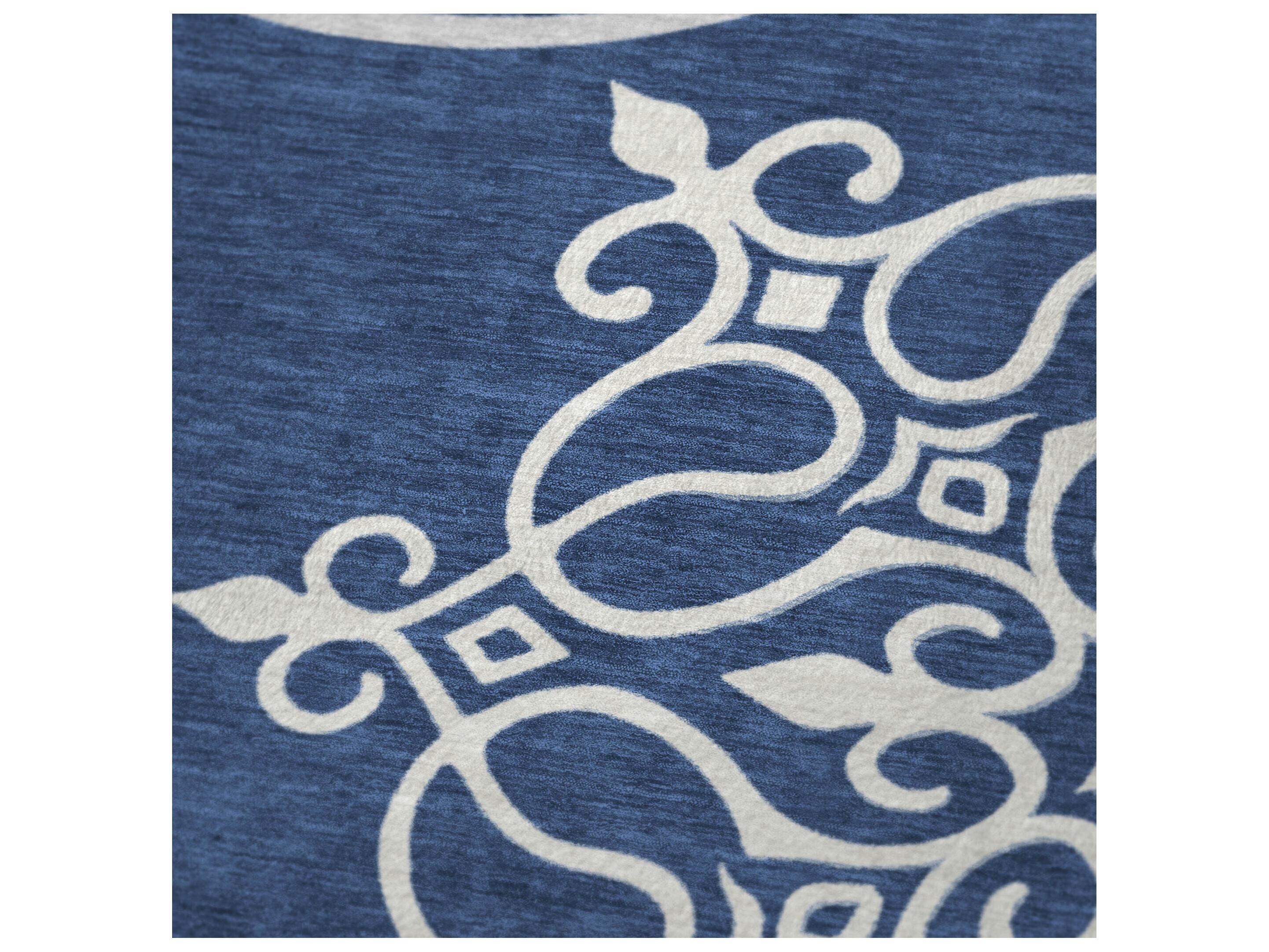 Dalyn Sherpa Blue Polyester Throw