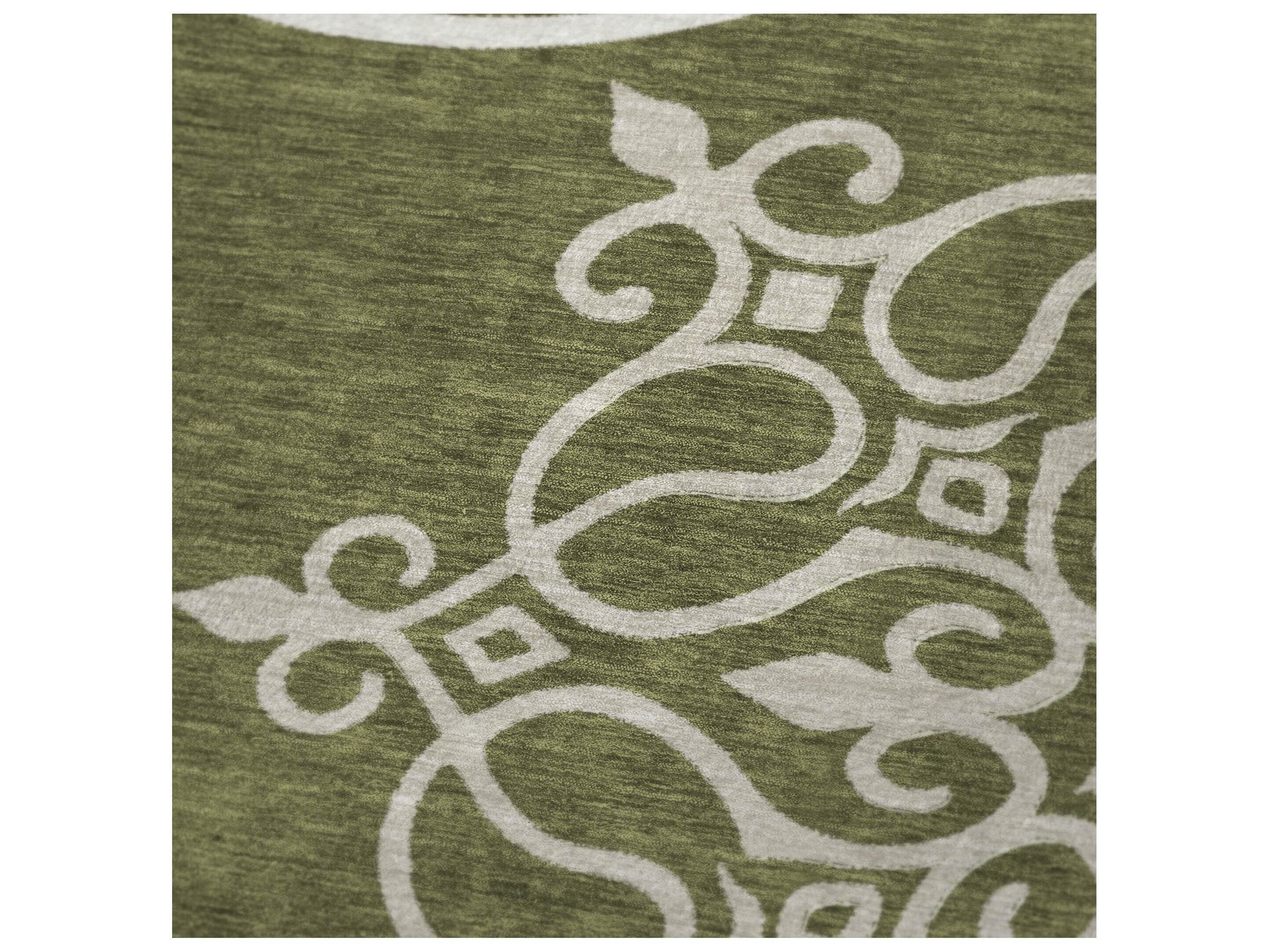 Dalyn Sherpa Green Polyester Throw