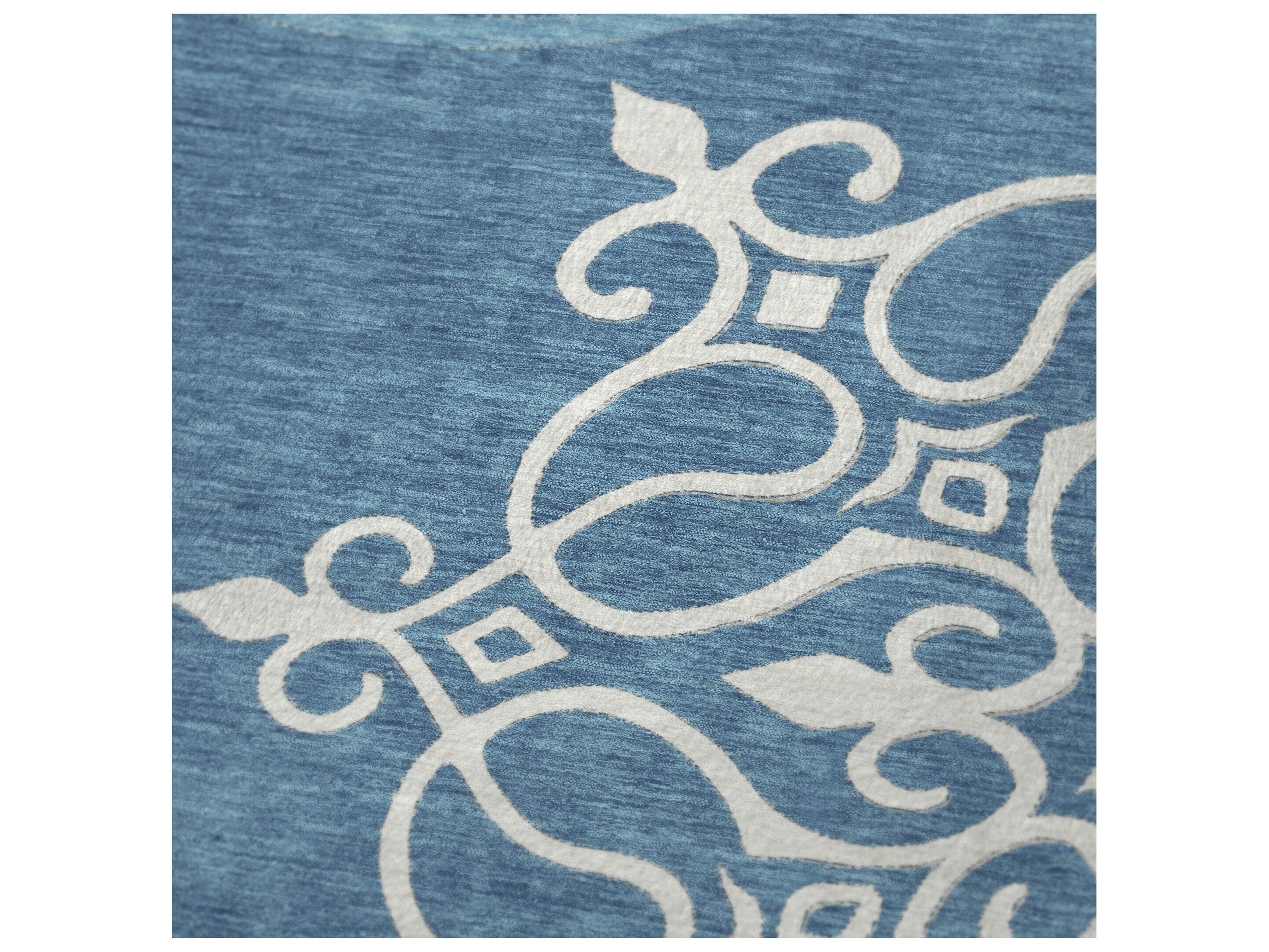 Dalyn Sherpa Teal Polyester Throw