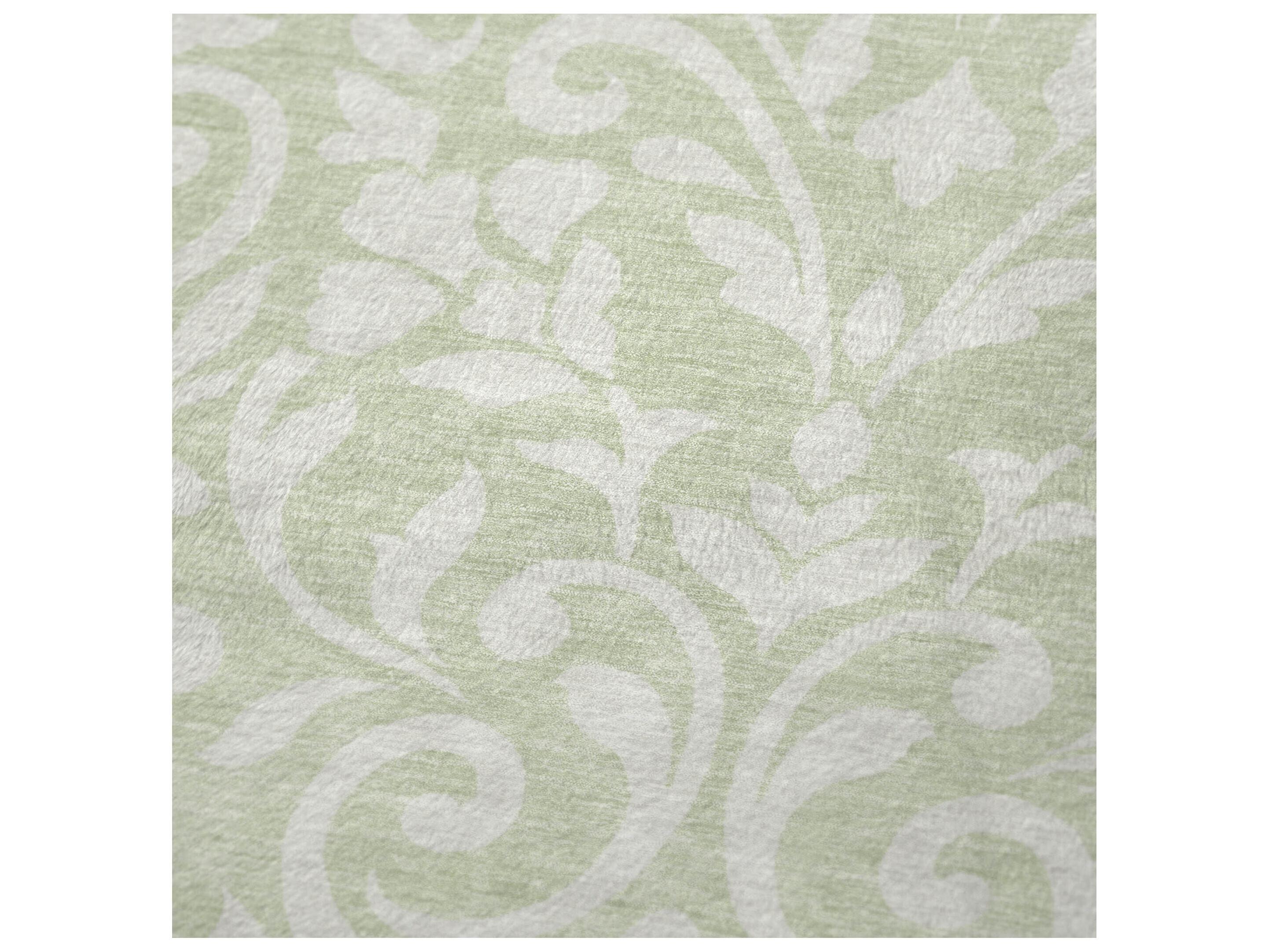 Dalyn Sherpa Green Polyester Throw