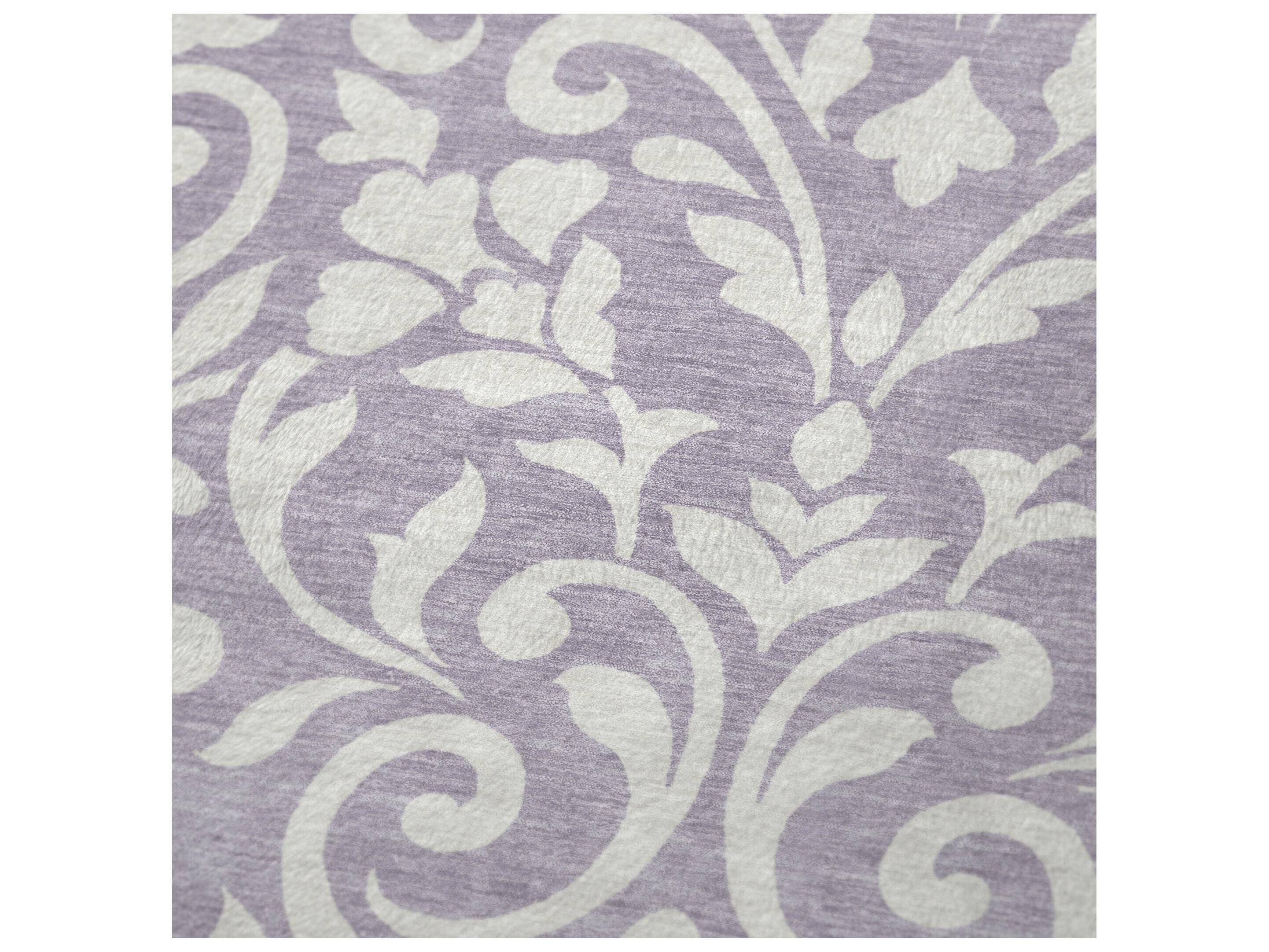Dalyn Sherpa Purple Polyester Throw