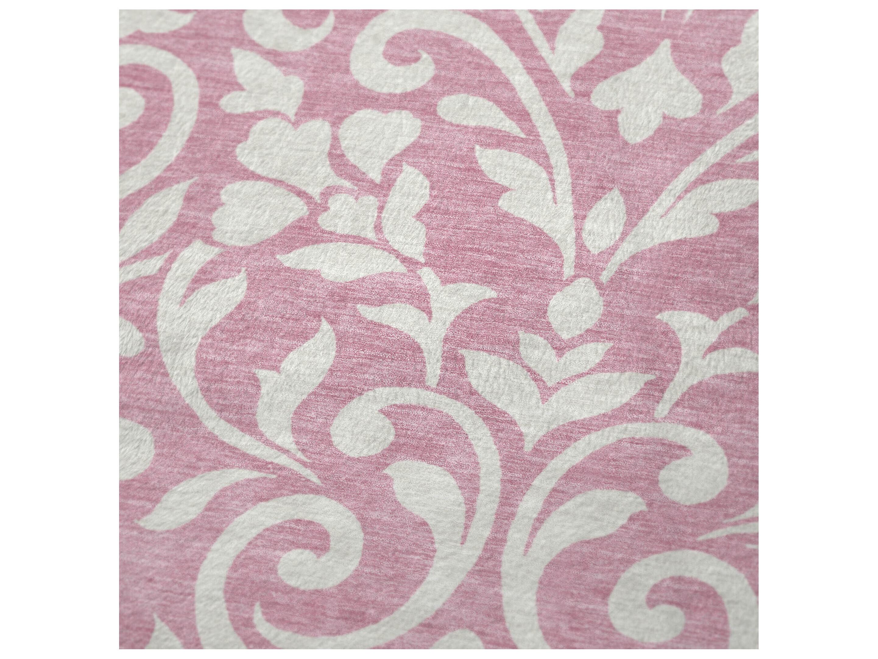 Dalyn Sherpa Pink Polyester Throw