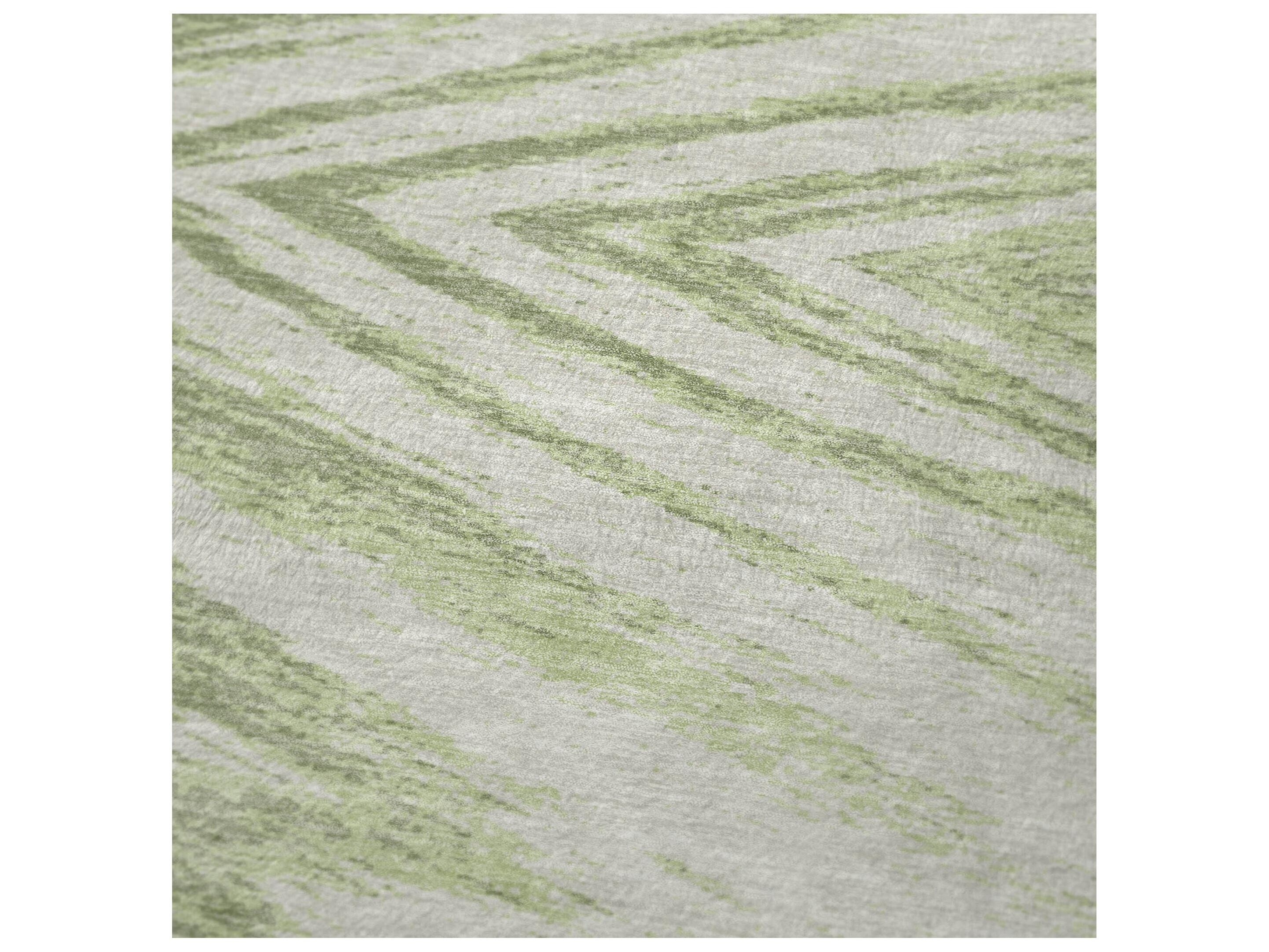 Dalyn Sherpa Green Polyester Throw
