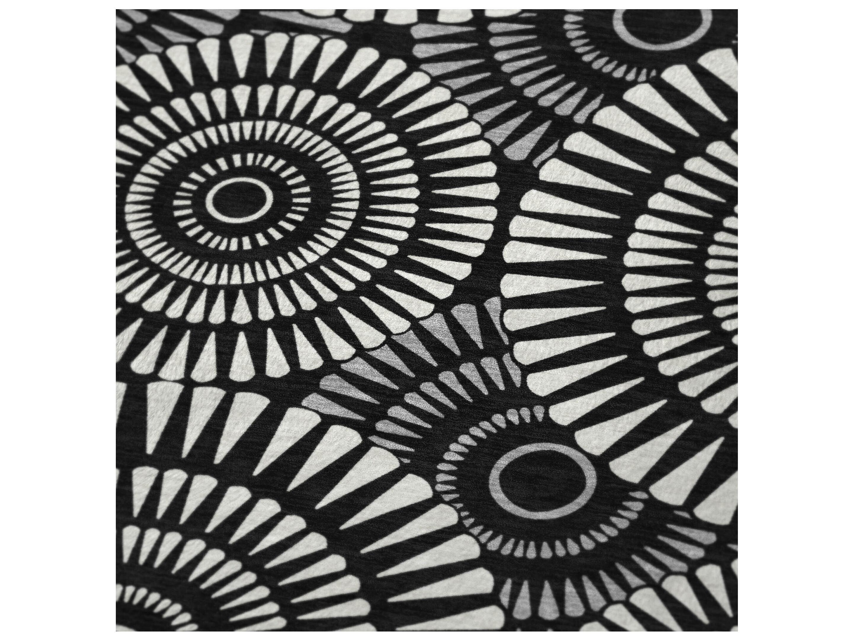 Dalyn Sherpa Black Polyester Throw