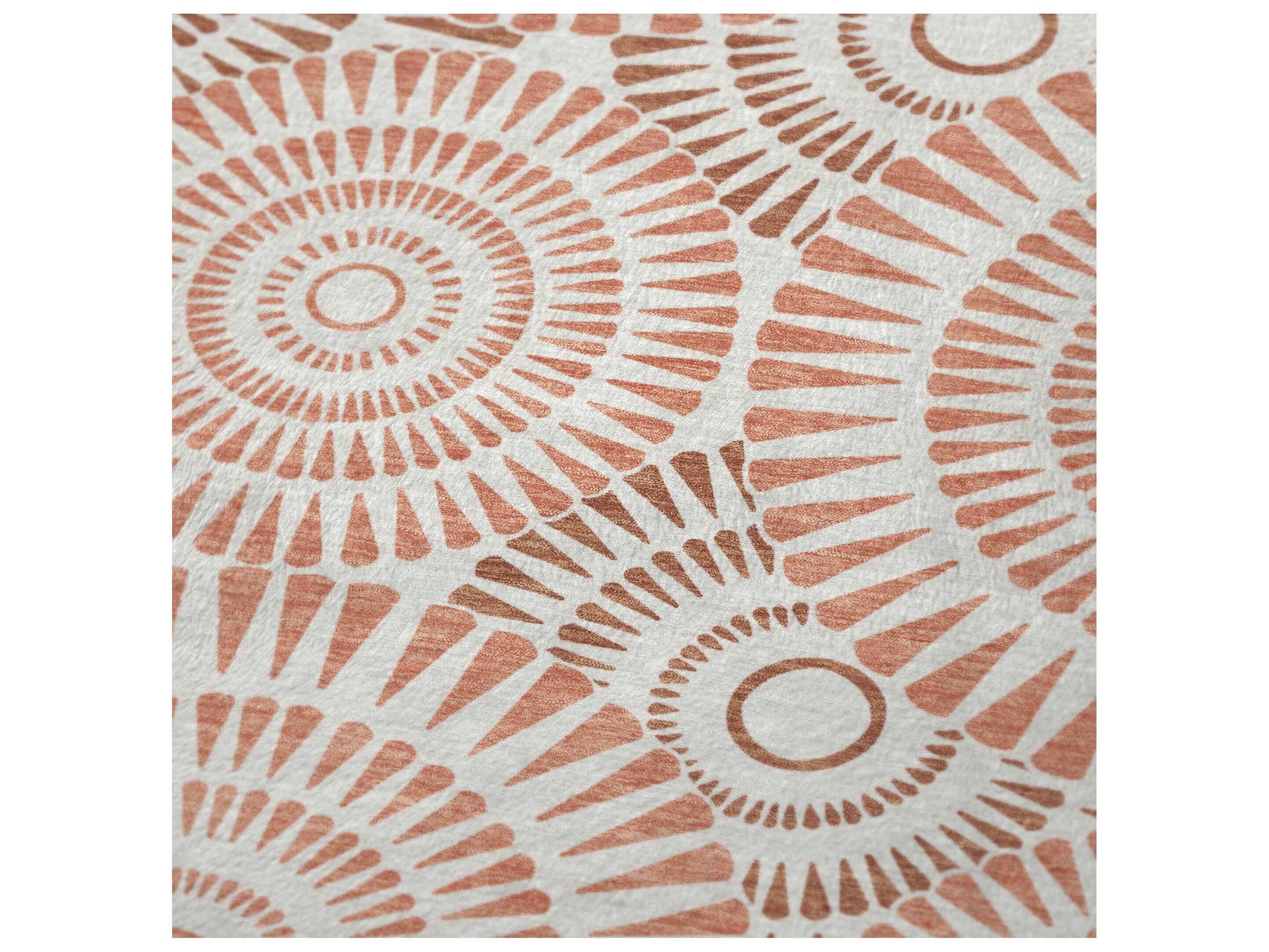 Dalyn Sherpa Orange Polyester Throw