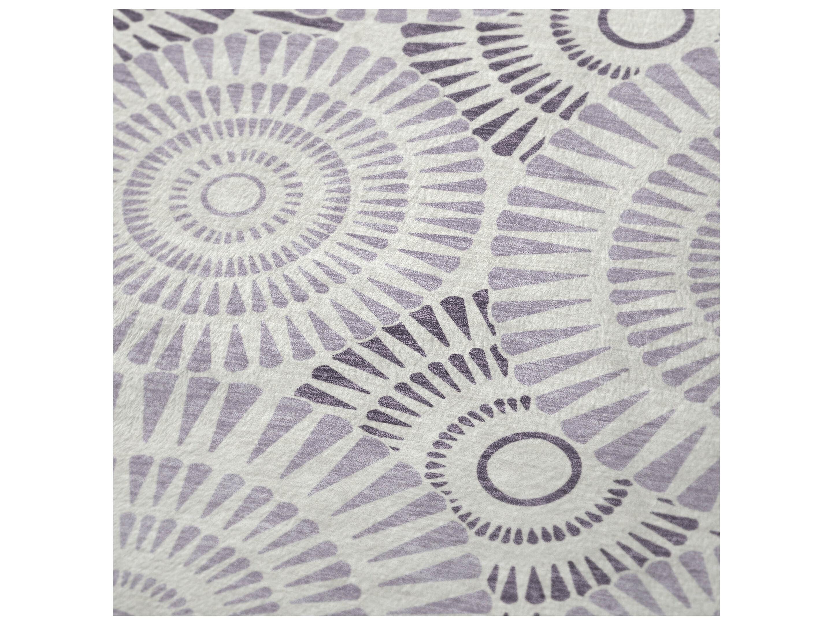 Dalyn Sherpa Purple Polyester Throw
