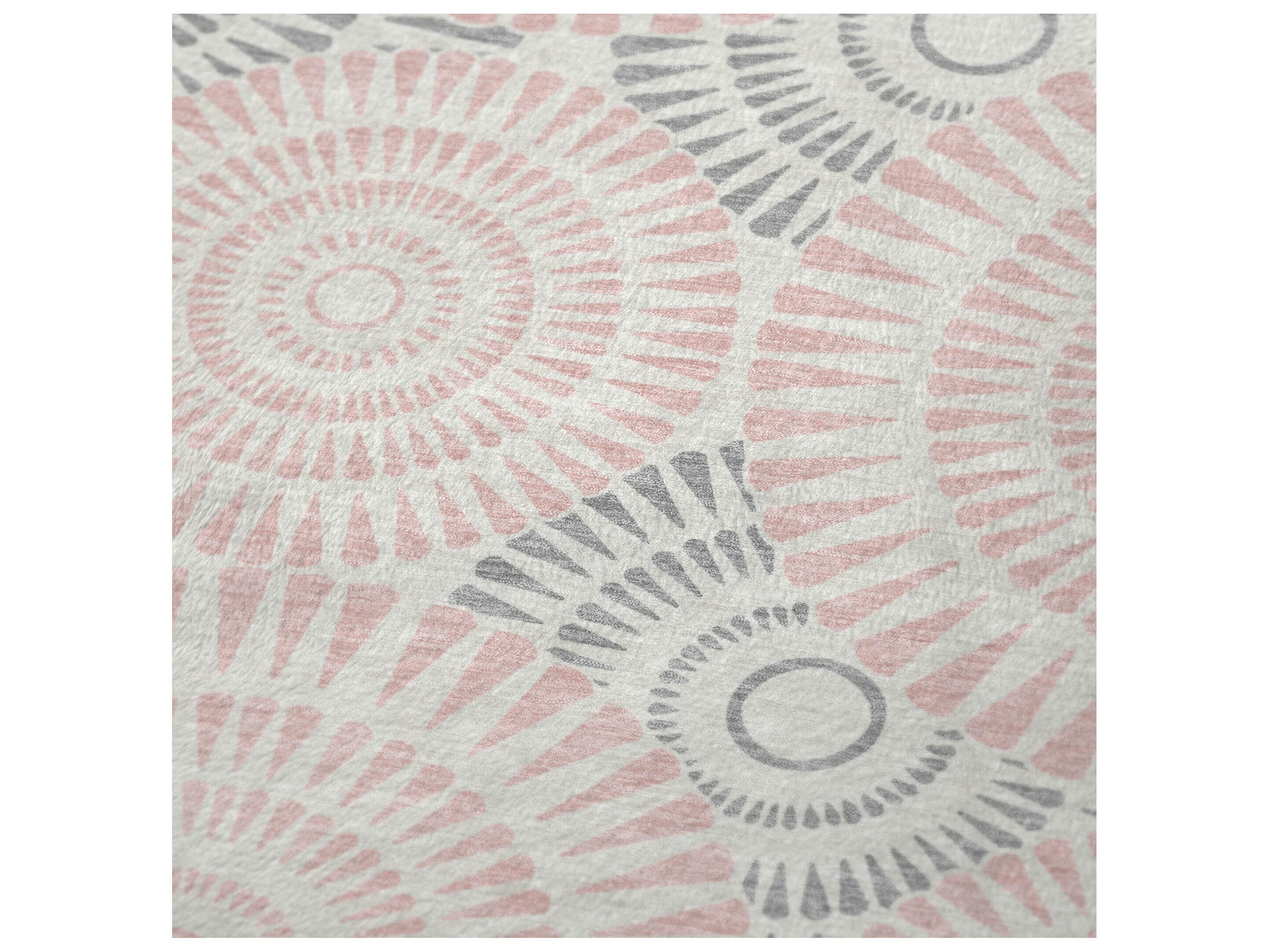 Dalyn Sherpa Pink Polyester Throw