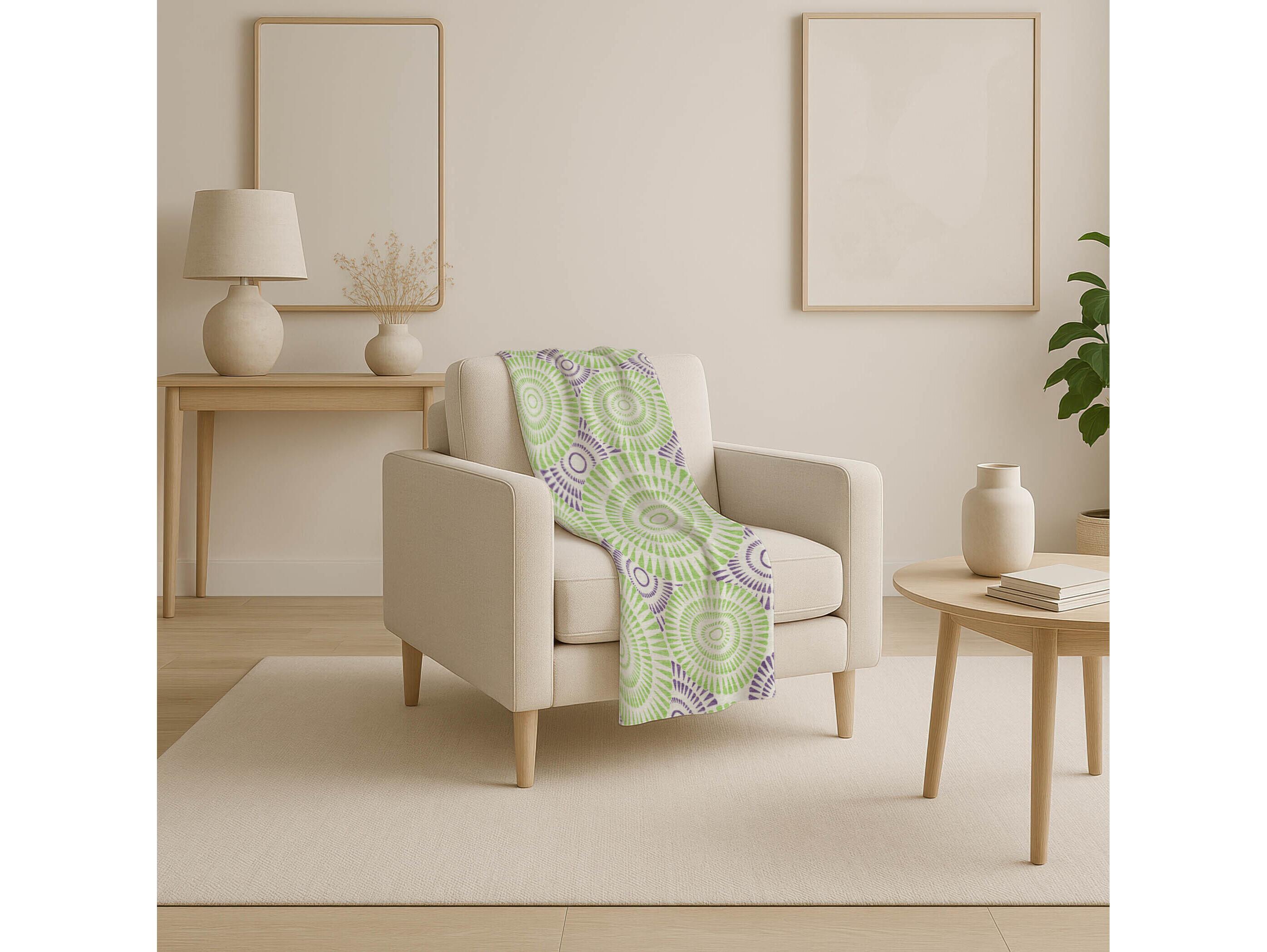 Dalyn Sherpa Ivory Polyester Throw