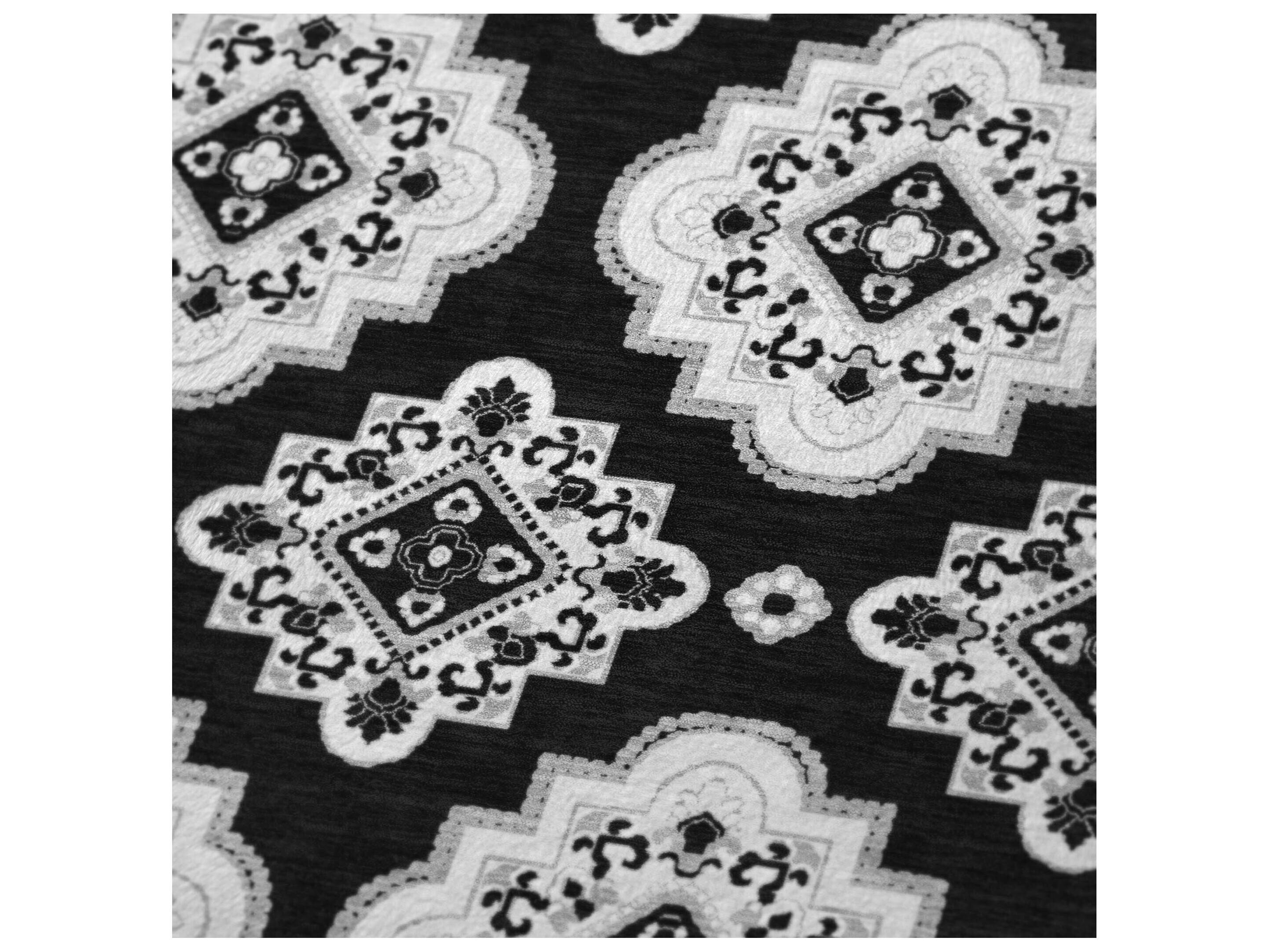 Dalyn Sherpa Black Polyester Throw